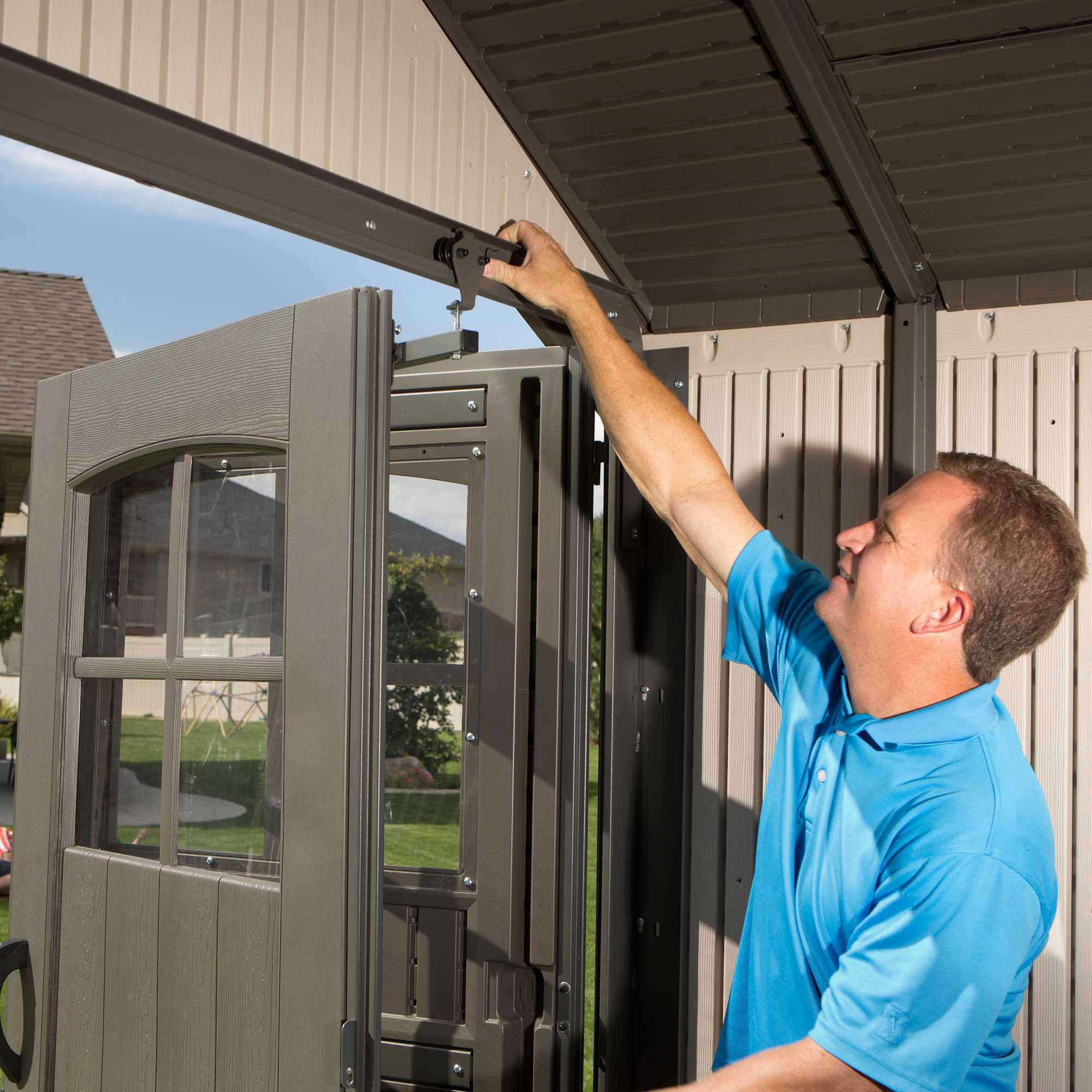 Resin Trifold Outdoor Storage Shed