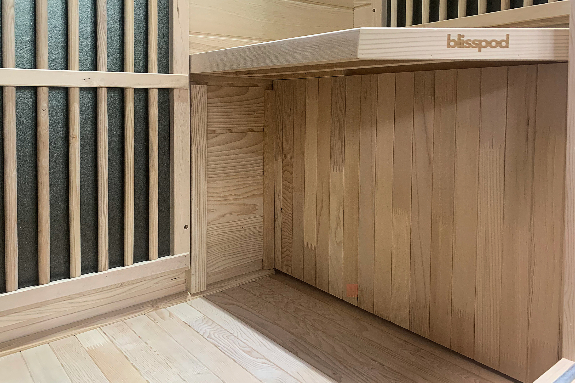 Blisspod Vienna Series 1-Person Far Infrared Sauna | Compact Canadian Hemlock Indoor Sauna