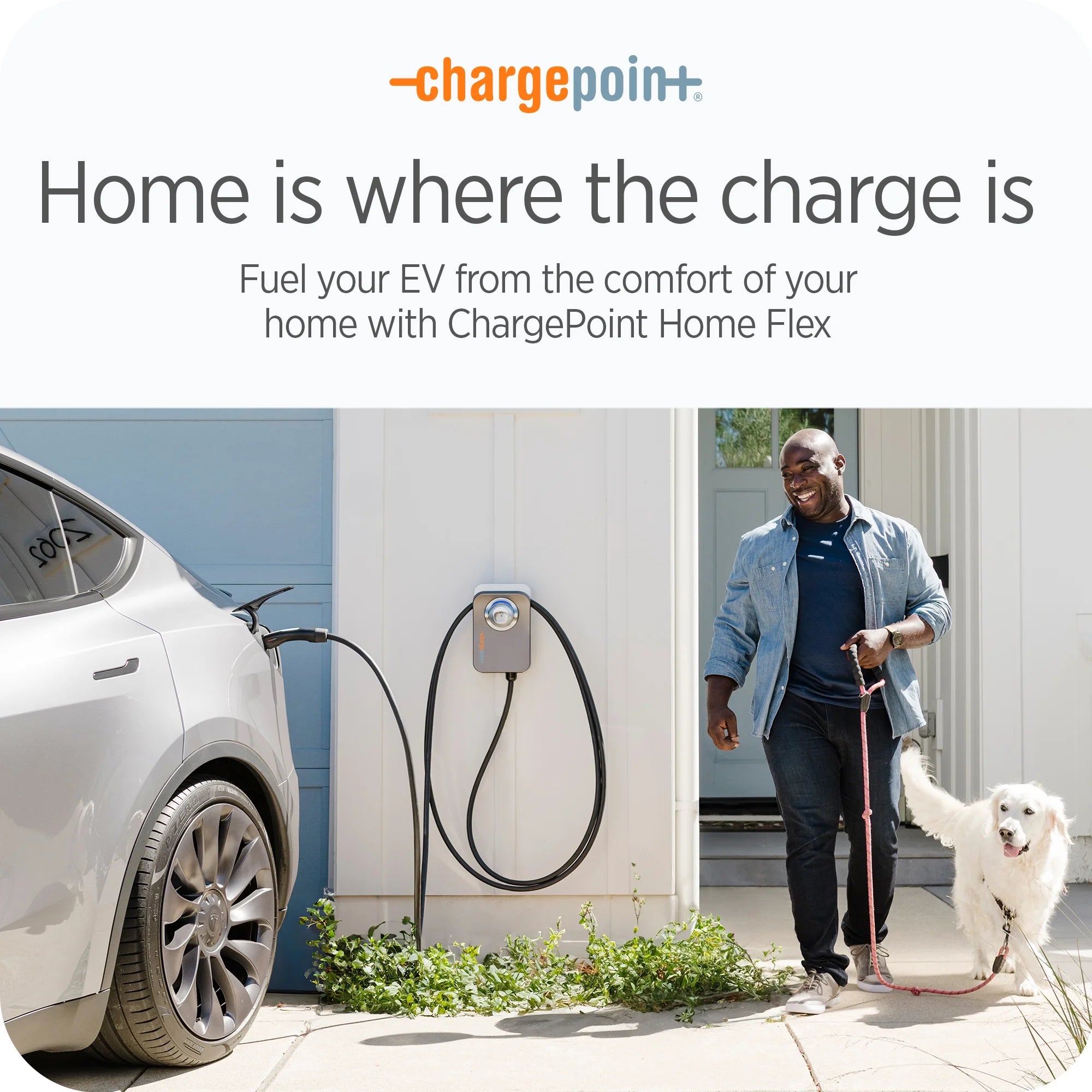Home Flex Level 2 EV Charging Station NACS, NEMA 6-50 Outlet