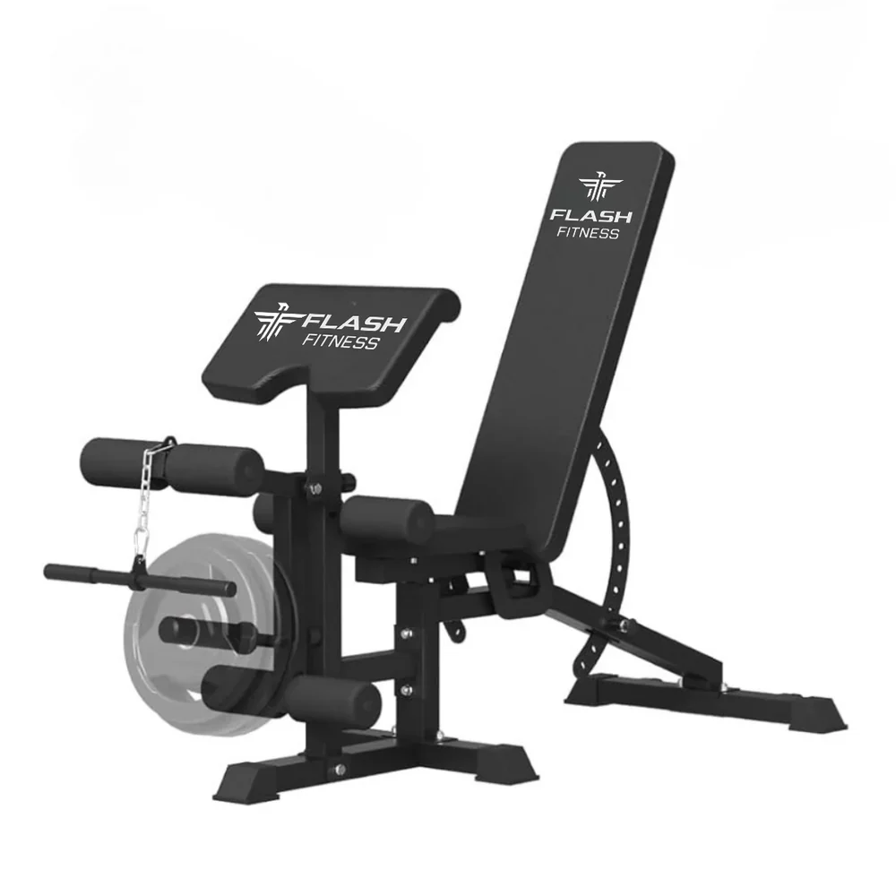 Flash F30 All-In-One Trainer Smith Machine Combo Package – Complete Home Gym with Bench & Dual Weight Stacks