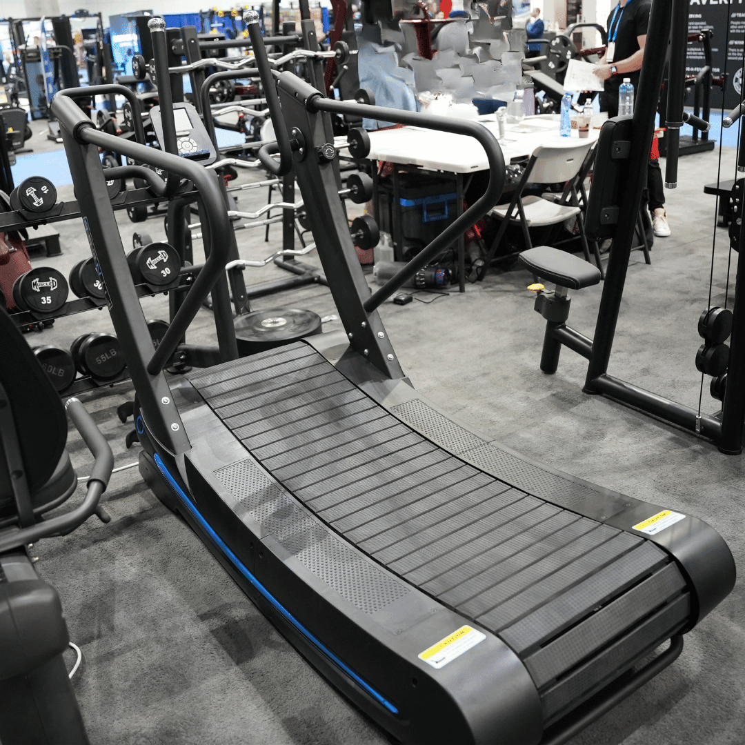 Muscle D Fitness PowerCurve Treadmill – Self-Powered Curved Treadmill with Adjustable Resistance