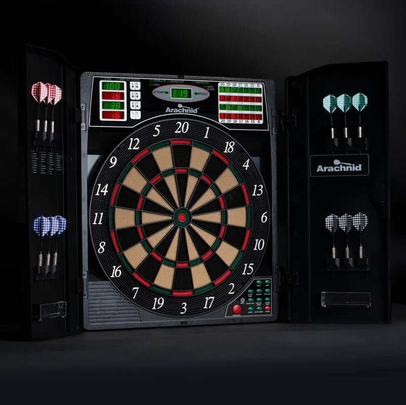 Titanium 5400 Electronic Dartboard and Cabinet