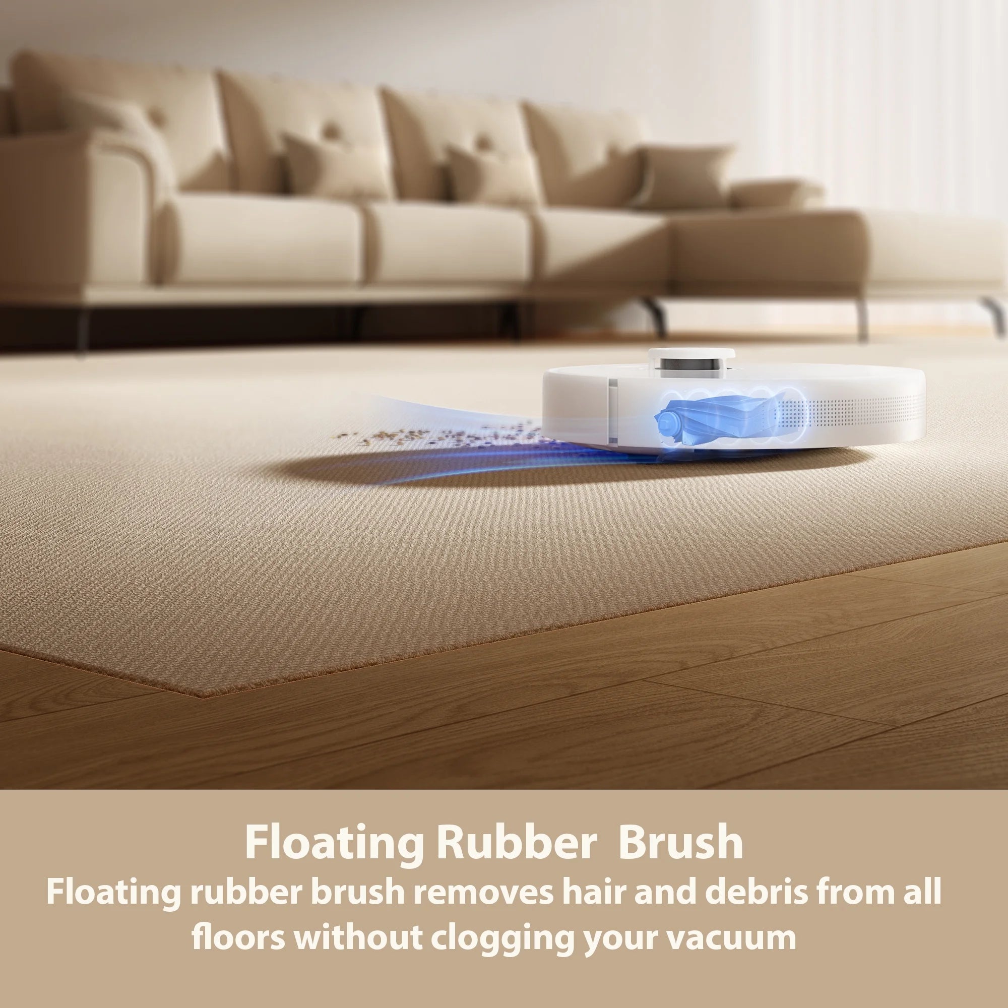 Govac 200 Robot Vacuum and Mop with 13000Pa Suction, Auto-Empty, 300 Min Runtime