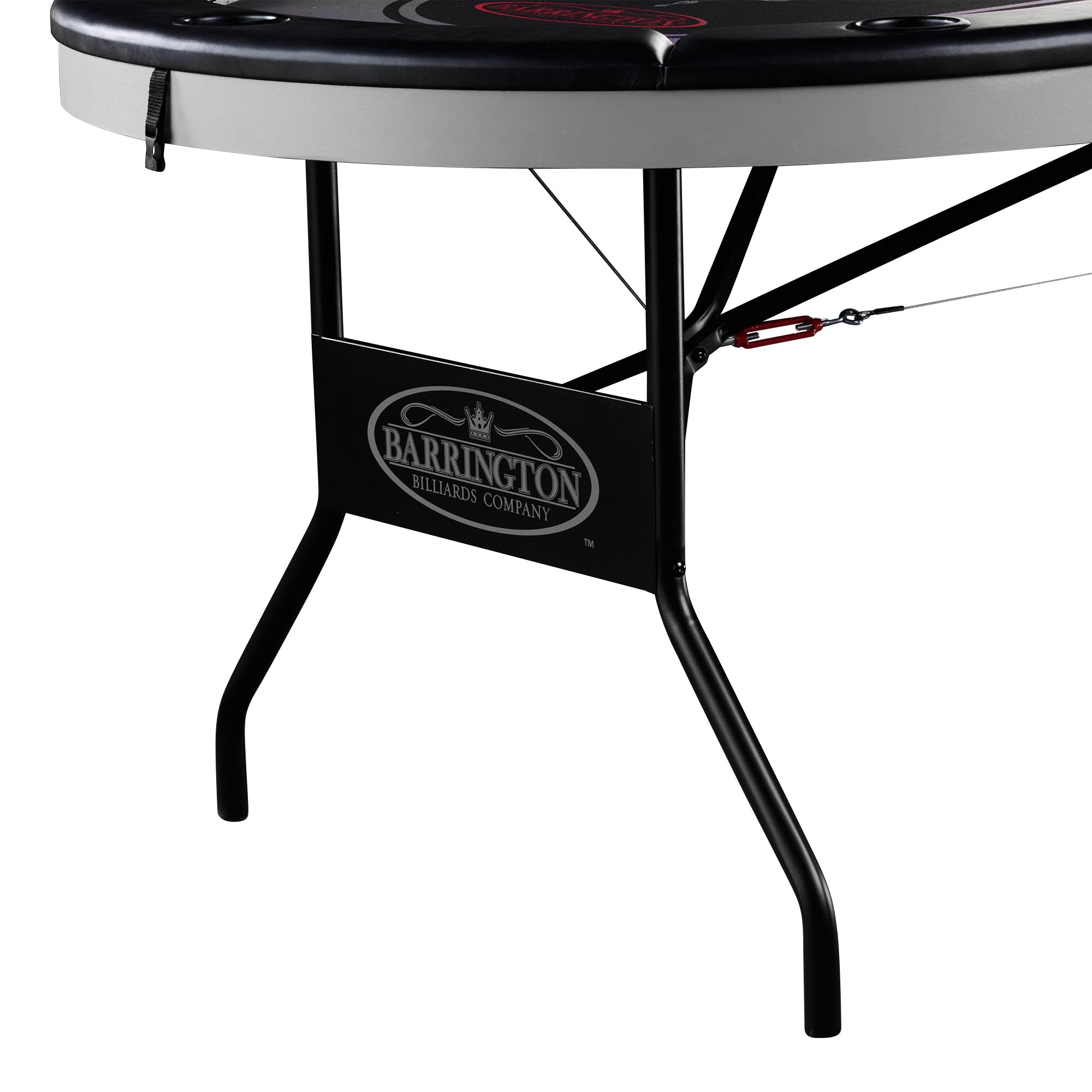 Barrington 10-Player Poker Table with LED Lights
