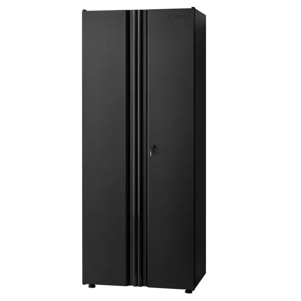 10-Piece Regular Duty Welded Steel Garage Storage System in Black (163.5 In. W X 75 In. H X 19.6 In. D)