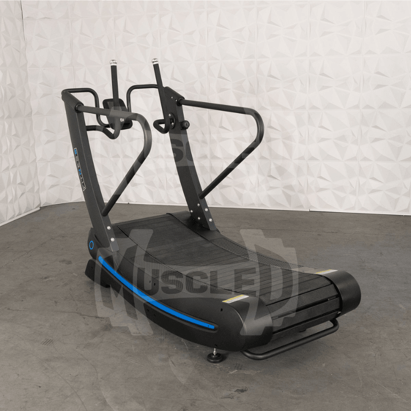 Muscle D Fitness PowerCurve Treadmill – Self-Powered Curved Treadmill with Adjustable Resistance