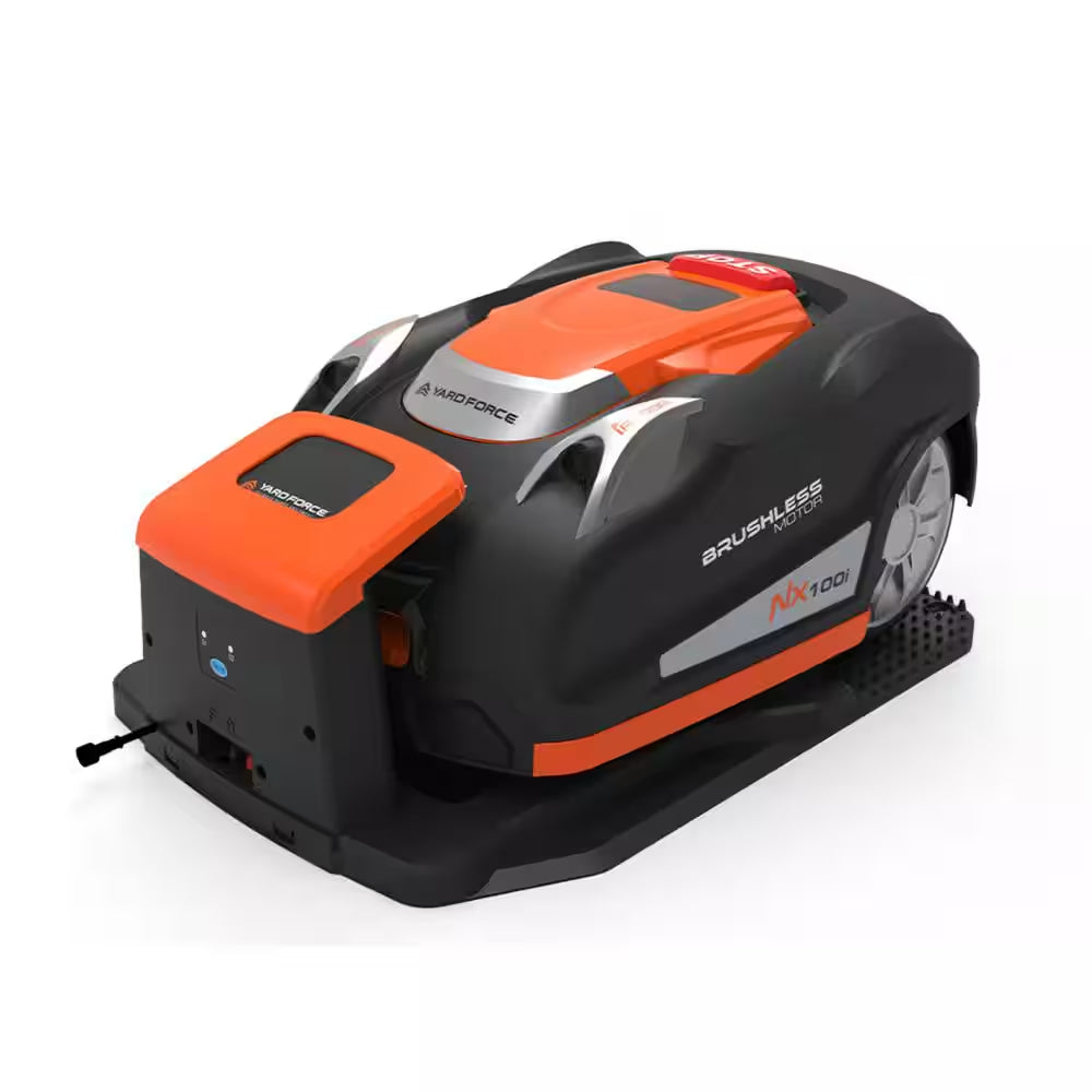 28-Volt 7 In. Robot Lawn Mower, Brushless Wheel Motors, Cloudhawk App and Wifi Control, 1/3 Acre
