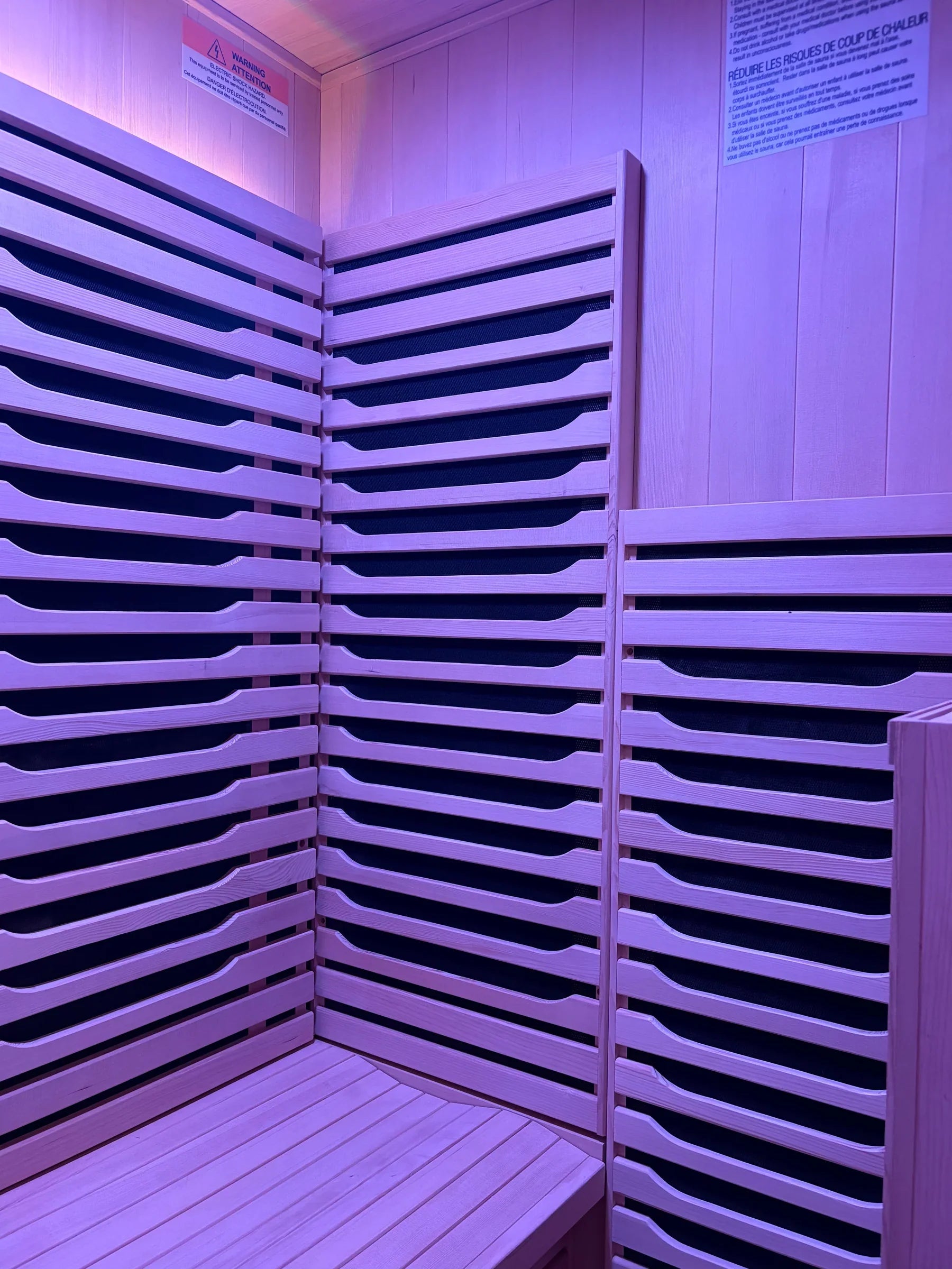 Blisspod Milano Series 2-Person Full Spectrum Sauna | Canadian Hemlock | Ultra Low EMF