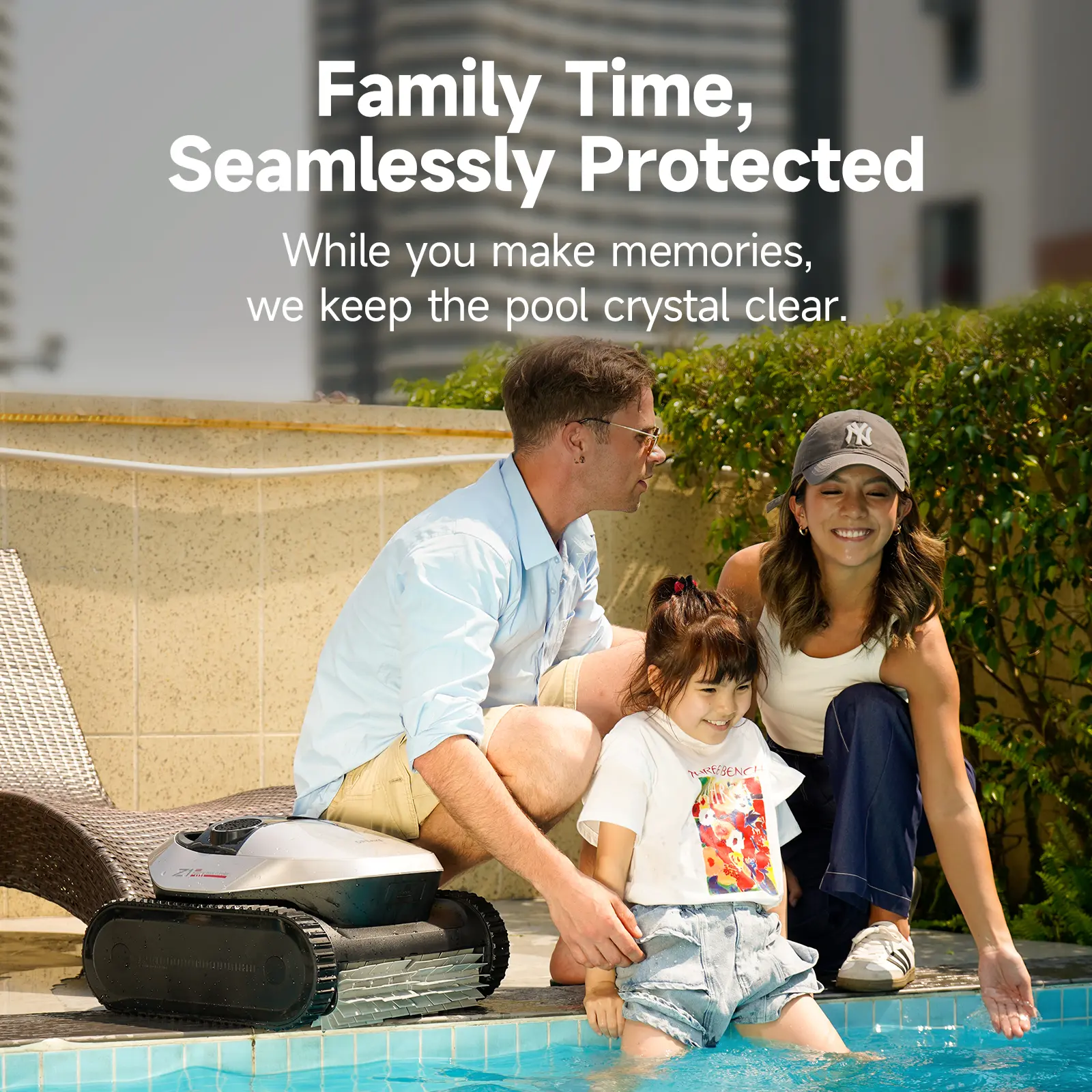 Dreame Z1 Robotic Pool Cleaner – Smart Pool Vacuum with 8000 GPH Suction & PoolSense™ Technology