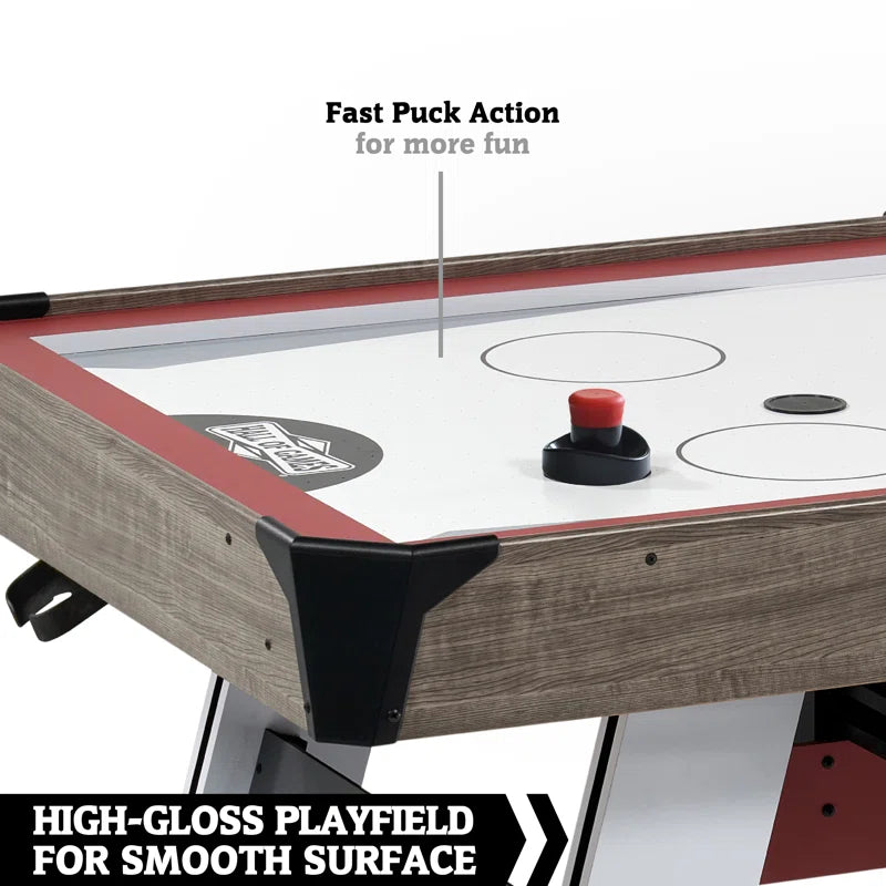 66" Air Hockey with Table Tennis Top and LED Scorer