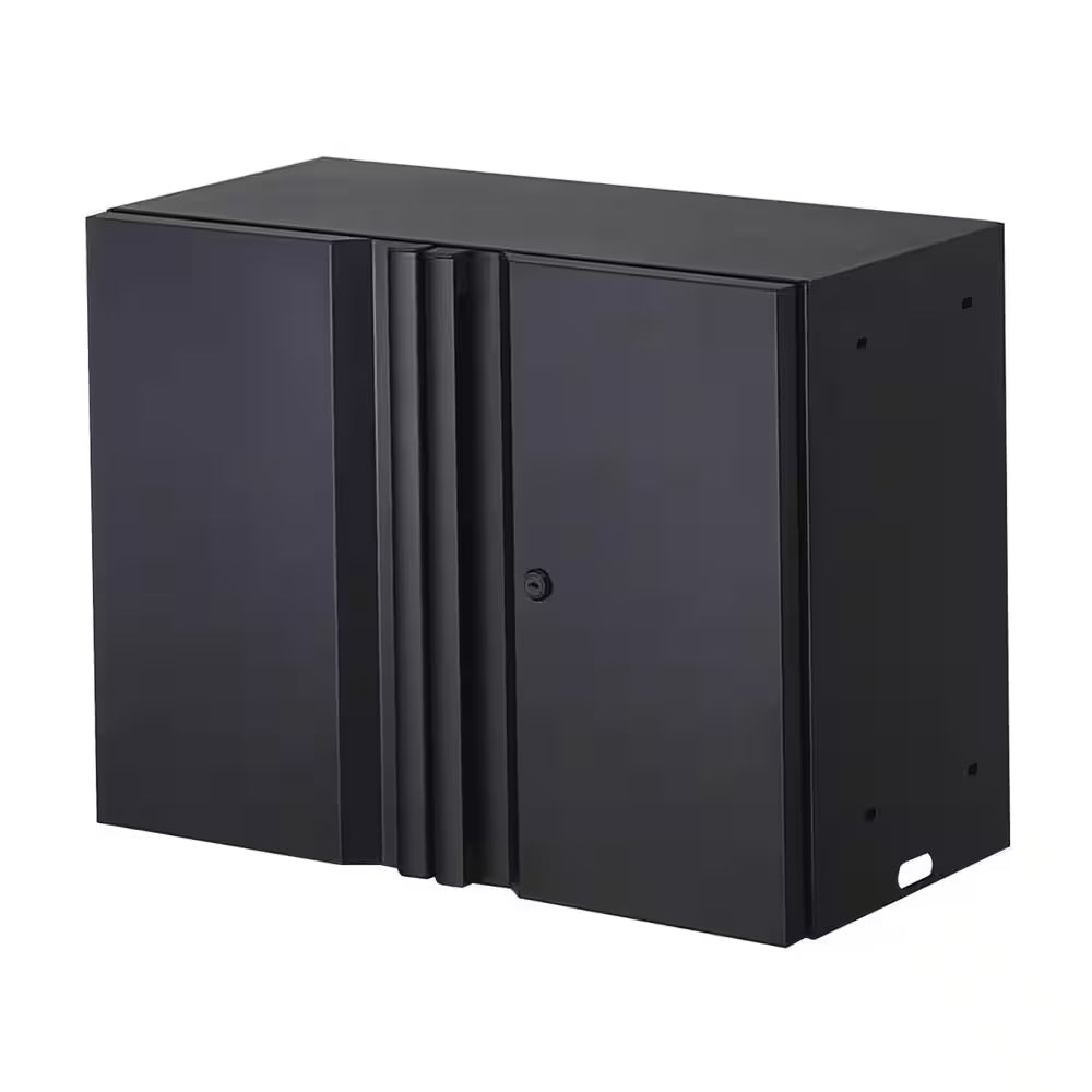 6-Piece Regular Duty Welded Steel Garage Storage System in Black (109 In. W X 75 In. H X 19.6 In. D)