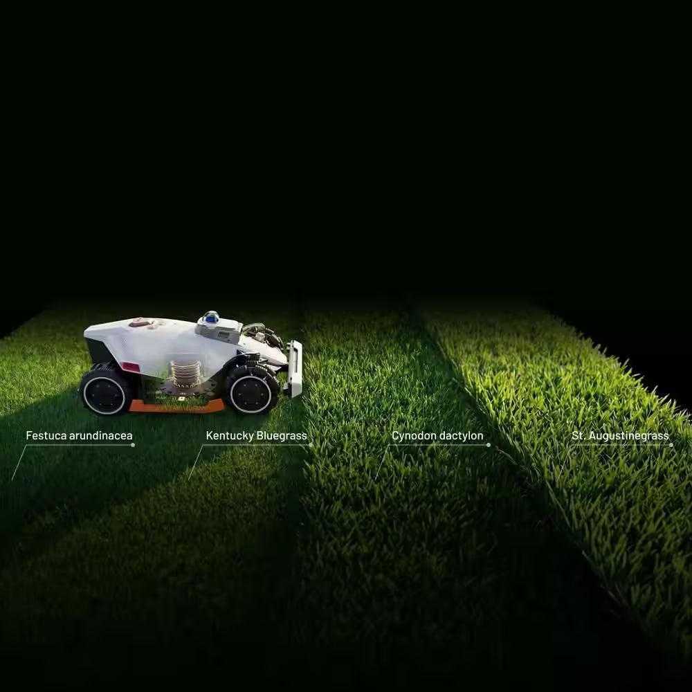LUBA 3 AWD 5000 16 In. 360° Lidar Robot Lawn Mower (1-1/4 Acre), Adjustable Cutting Height (1 In. - 2.7 In.) AI Vision