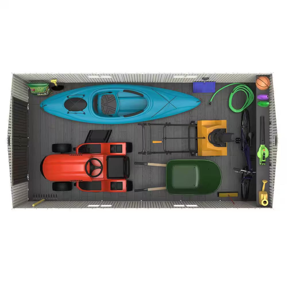 Legacy 15 Ft. W X 8 Ft. D Resin Outdoor Storage Shed (109 Sq. Ft.)