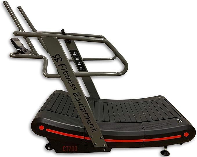 CT700 SB Fitness Curved Treadmill with 8 Resistance Levels – Self-Powered Air Runner for HIIT & Athletic Training