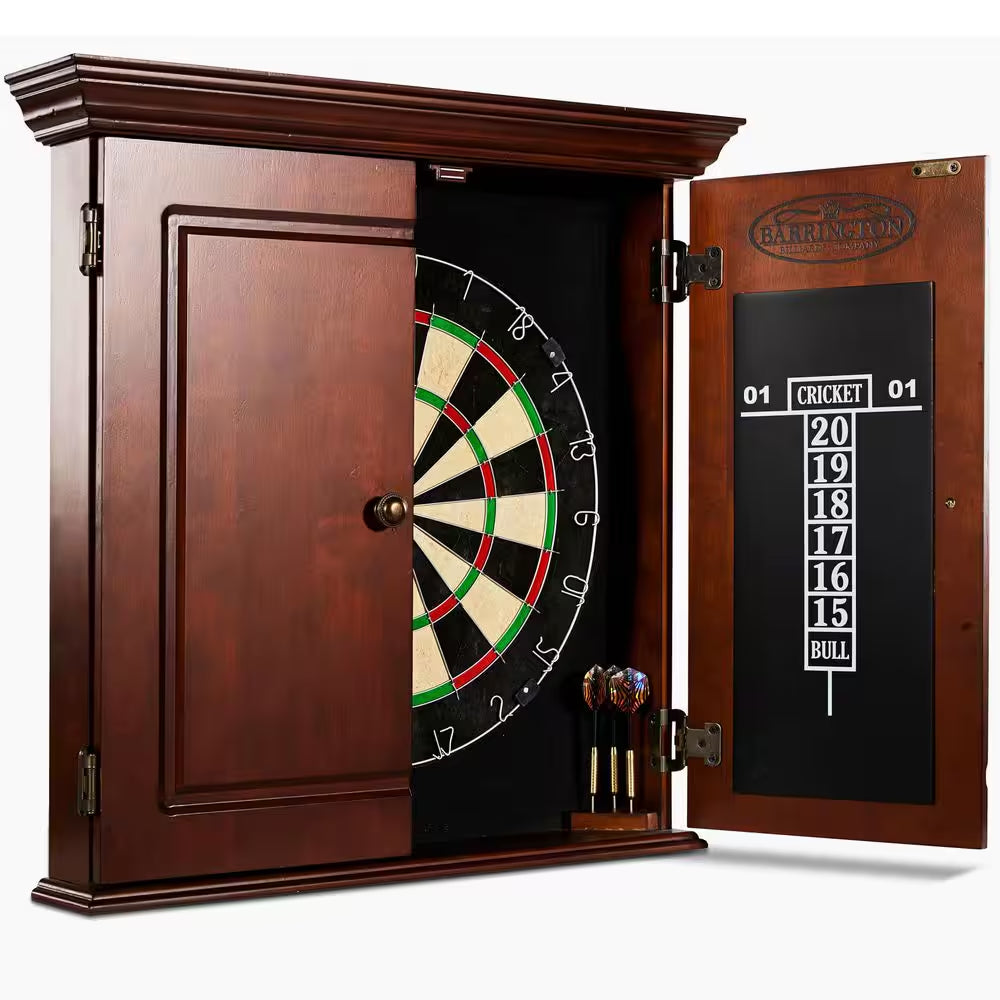 Chatham Bristle Dart Board and Cabinet Set