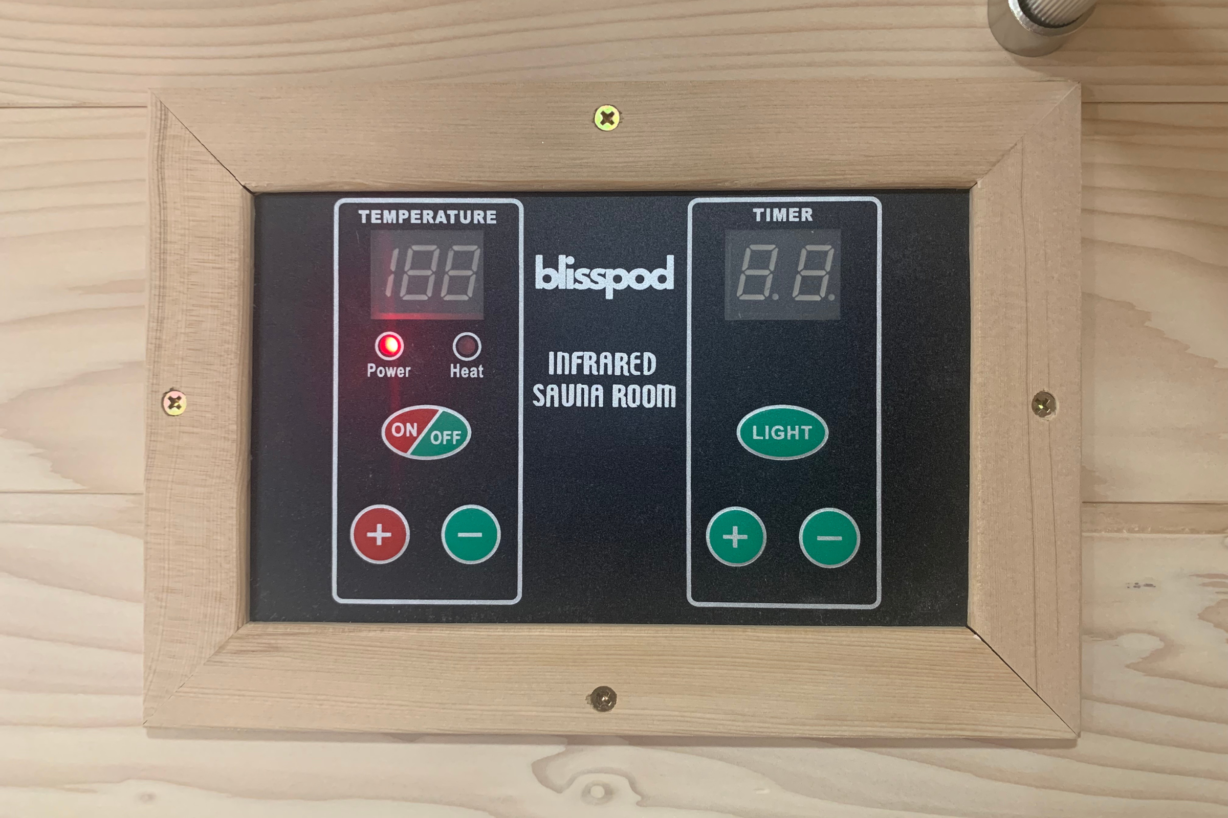 Blisspod Vienna Series 1-Person Far Infrared Sauna | Compact Canadian Hemlock Indoor Sauna