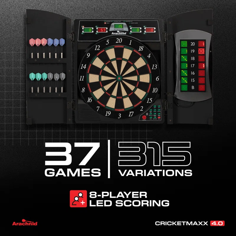 Cricket Maxx 4.0 Electronic Dartboard Set