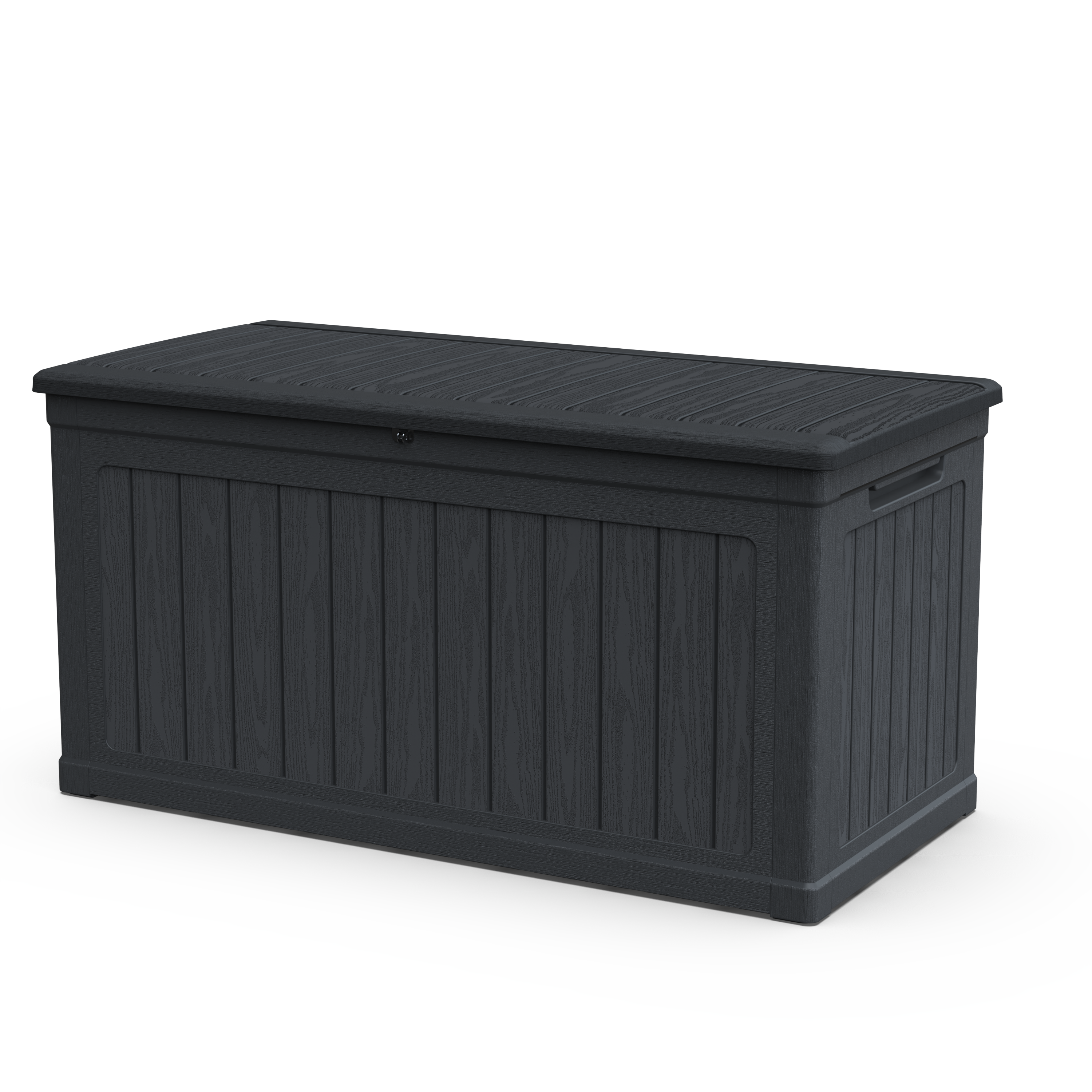 Large Outdoor Storage Deck Box – Waterproof Resin Patio Storage Box with Lockable Lid - 230 Gallon