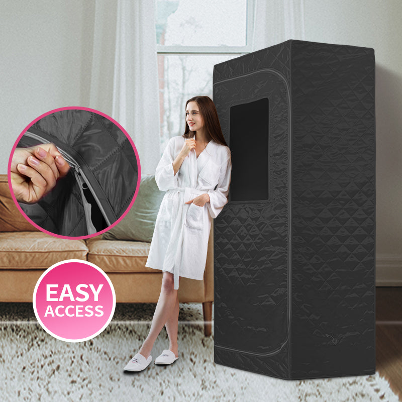 Blisspod Portable Pentagon Steam Sauna | Foldable Steam Sauna Tent with 1600W Steamer & Remote Control