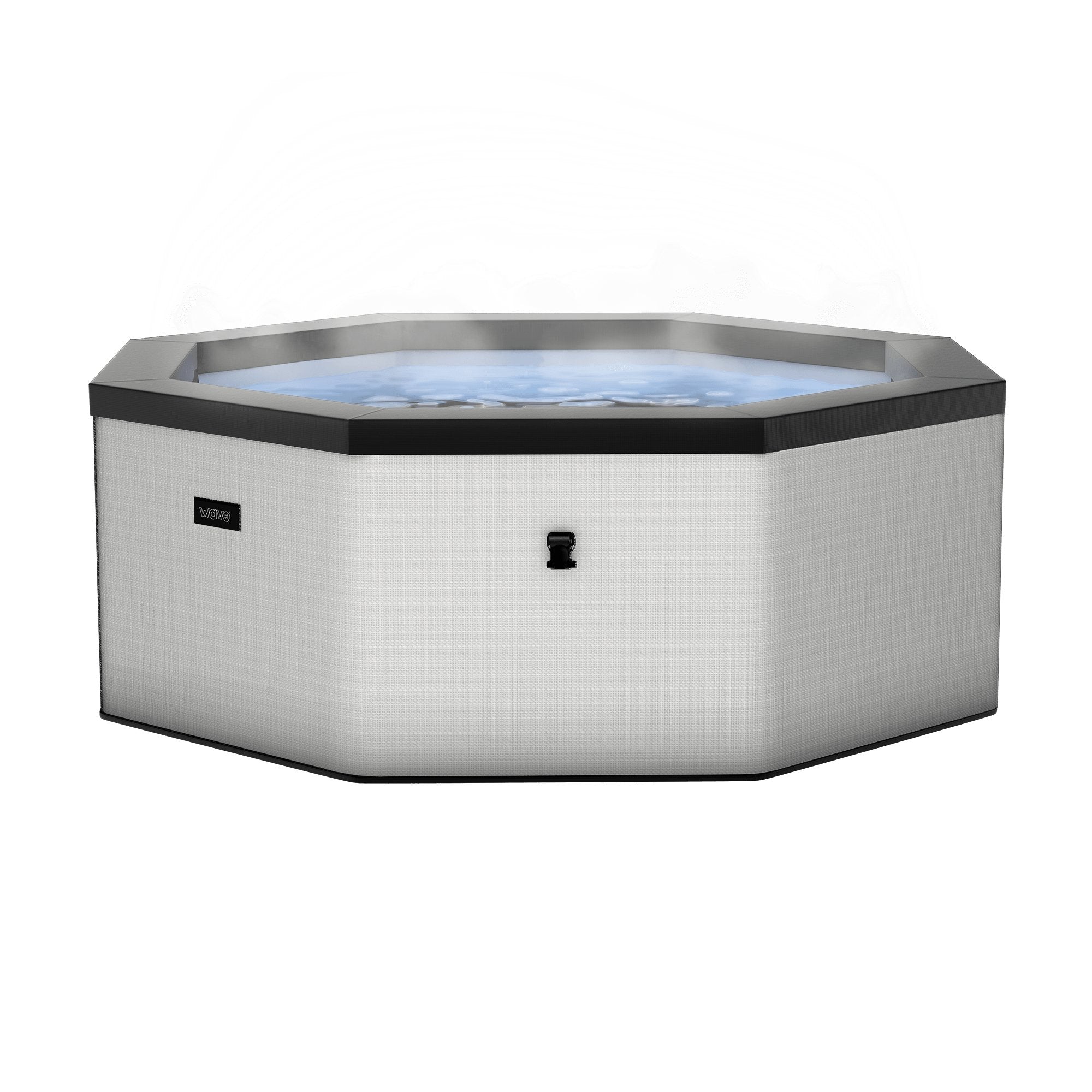 Como Eco Series 6-Person Foam Hot Tub | Octagon | Built-In Integrated Heater & Bubble Jet Massage