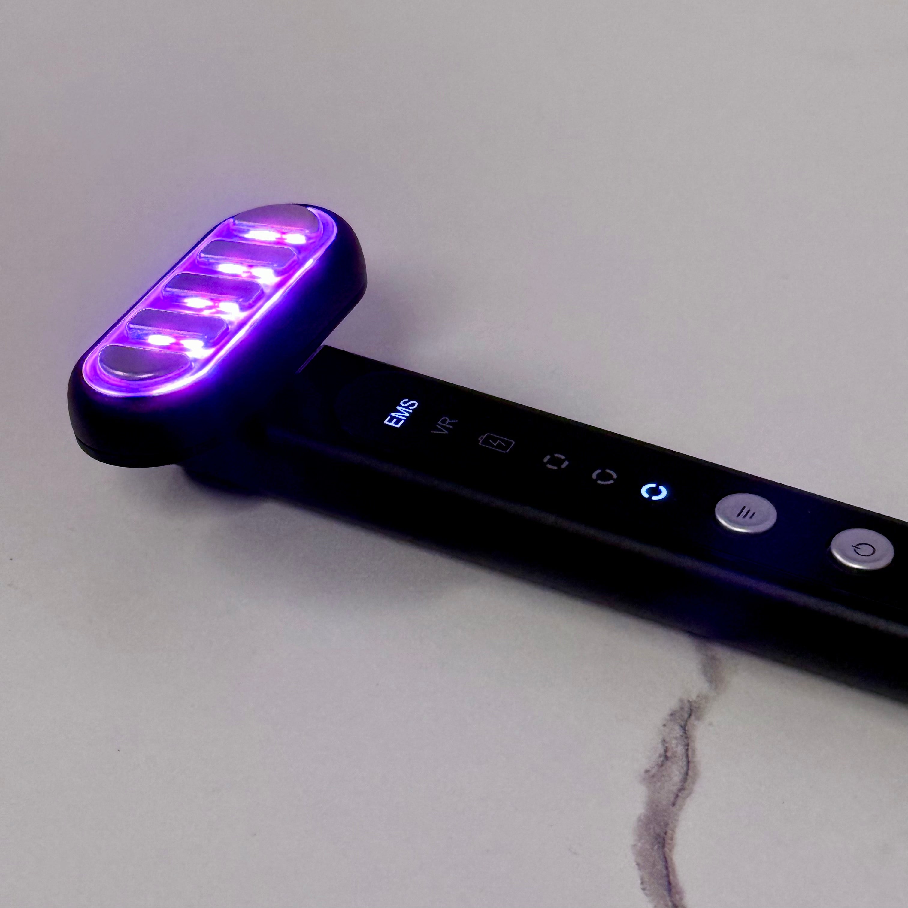 TheraSculpt Facial Sculpting Device – Red Light, EMS & Lymphatic Therapy Tool for Skin Tightening & Glow