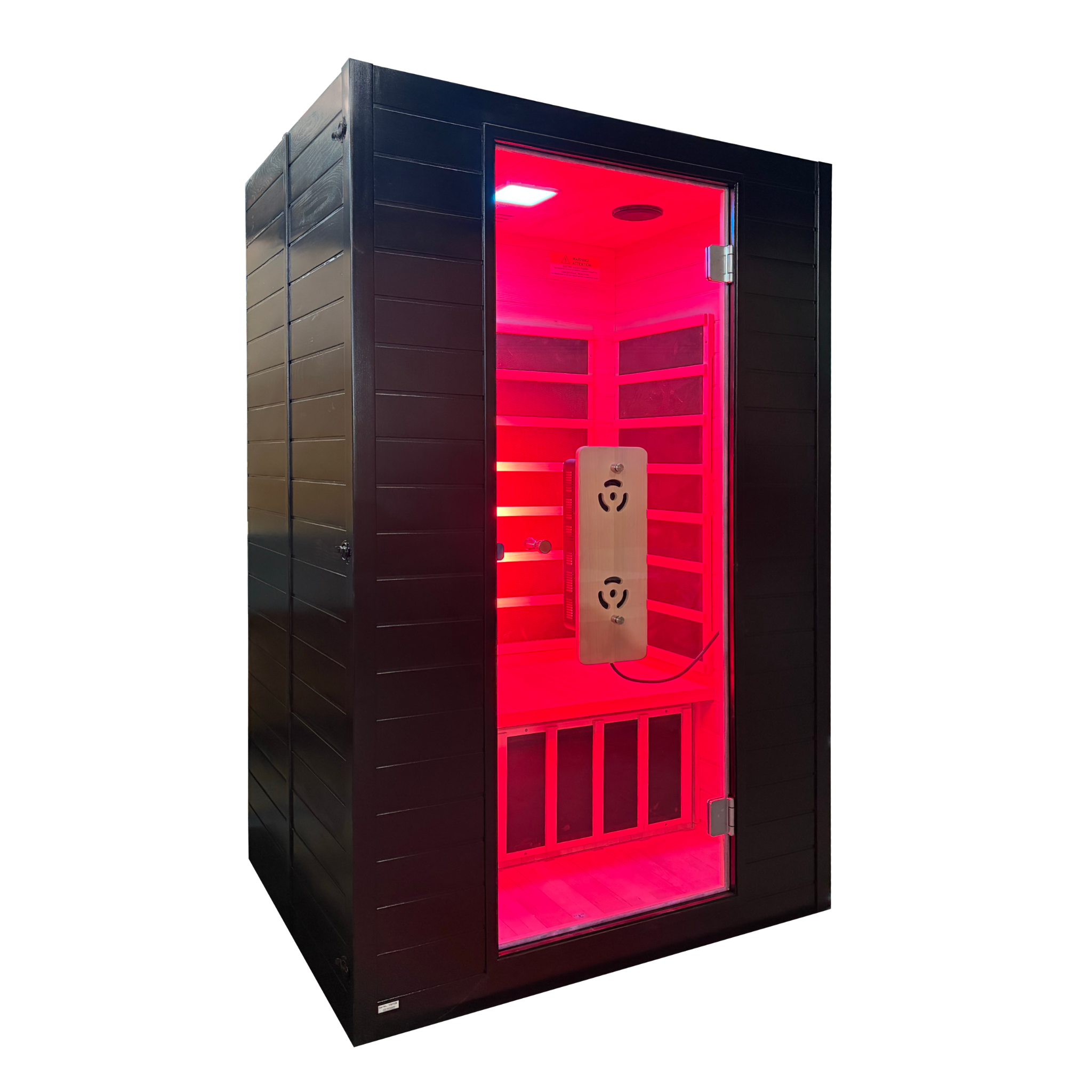 Blisspod Malmo Deluxe Sauna Series – 1–2 Person Infrared Sauna with Red Light Therapy | Low EMF | LED Chromotherapy