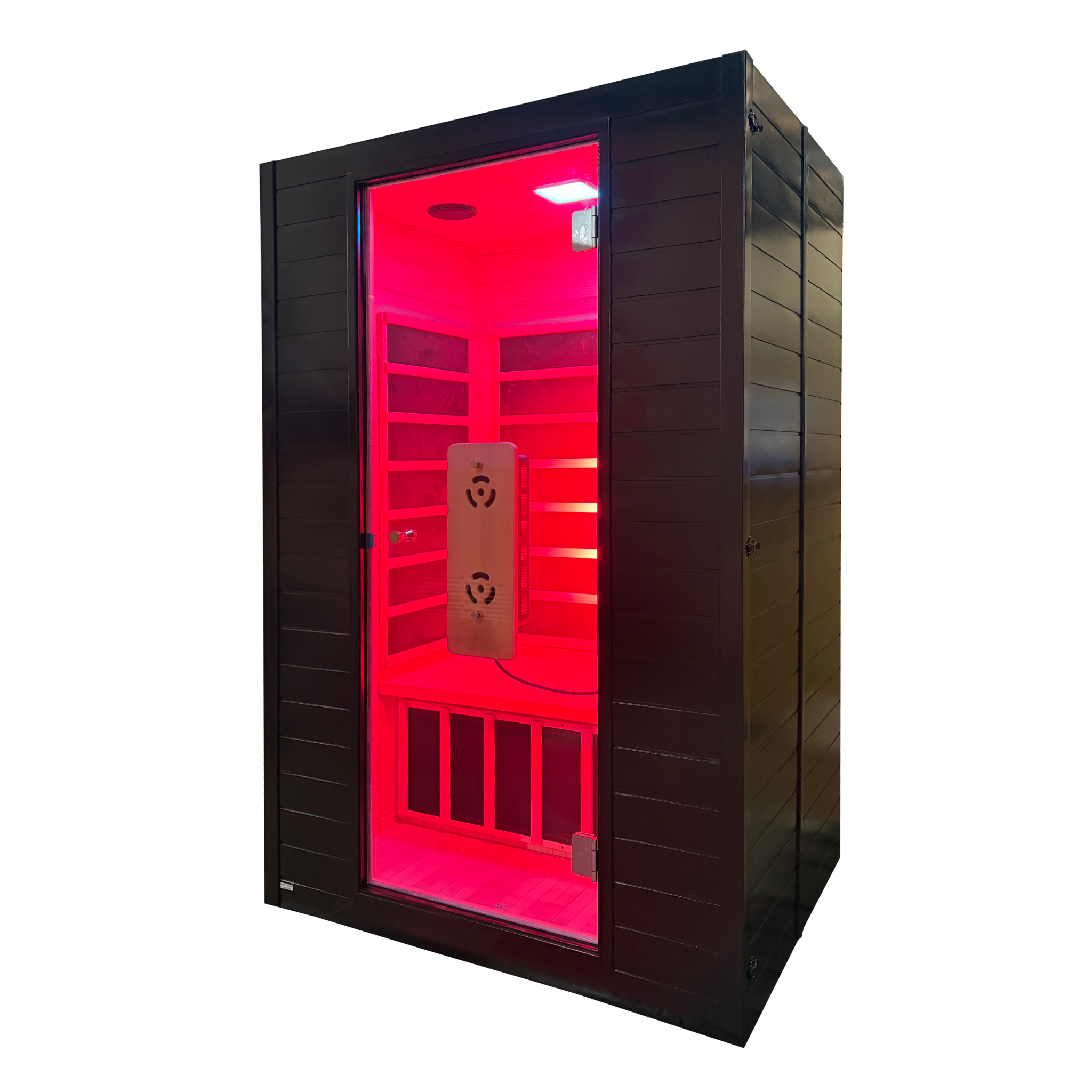 Blisspod Malmo Deluxe Sauna Series – 1–2 Person Infrared Sauna with Red Light Therapy | Low EMF | LED Chromotherapy