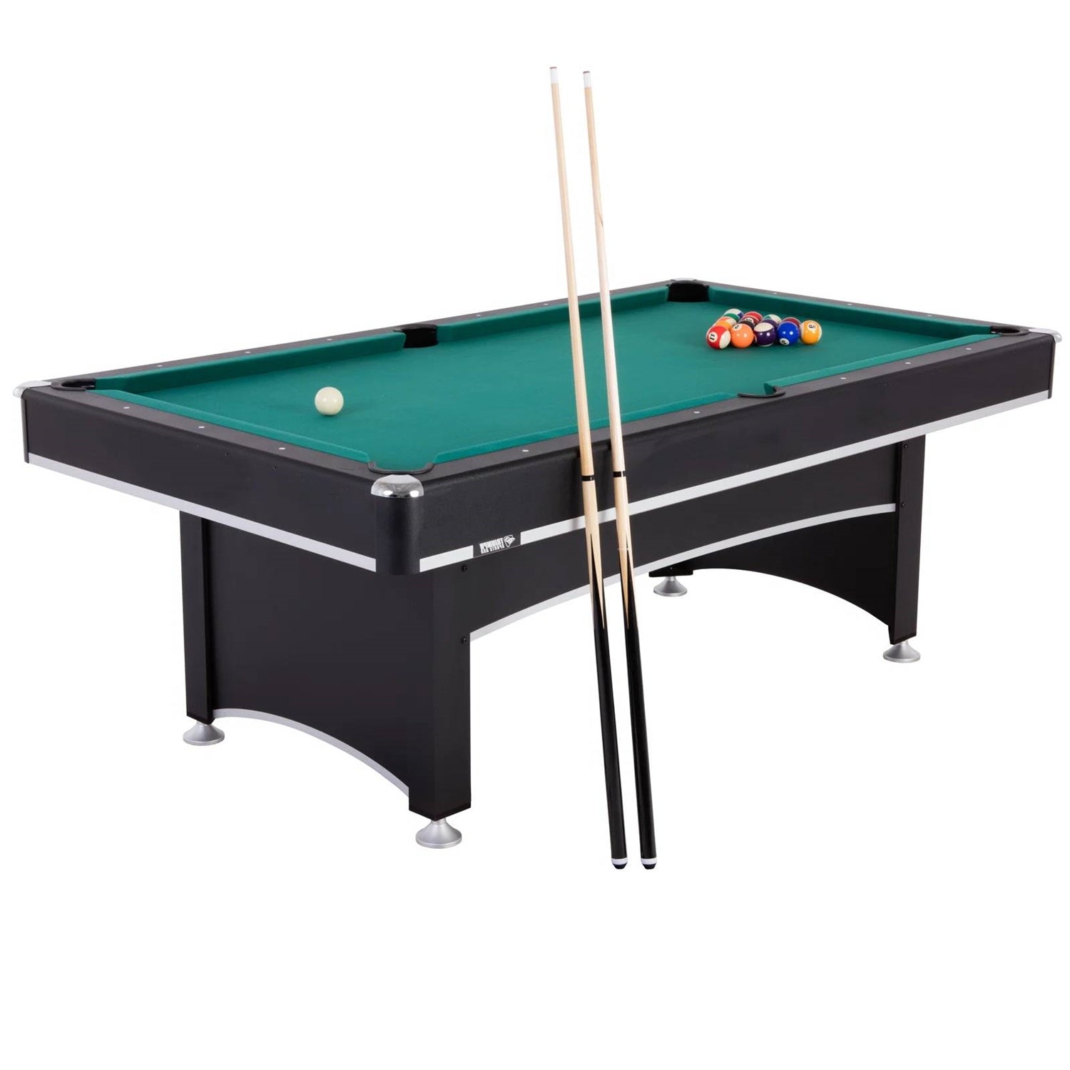 7 Ft 2-in-1 Pool Table with Table Tennis Conversion Top – Billiards & Ping Pong Set
