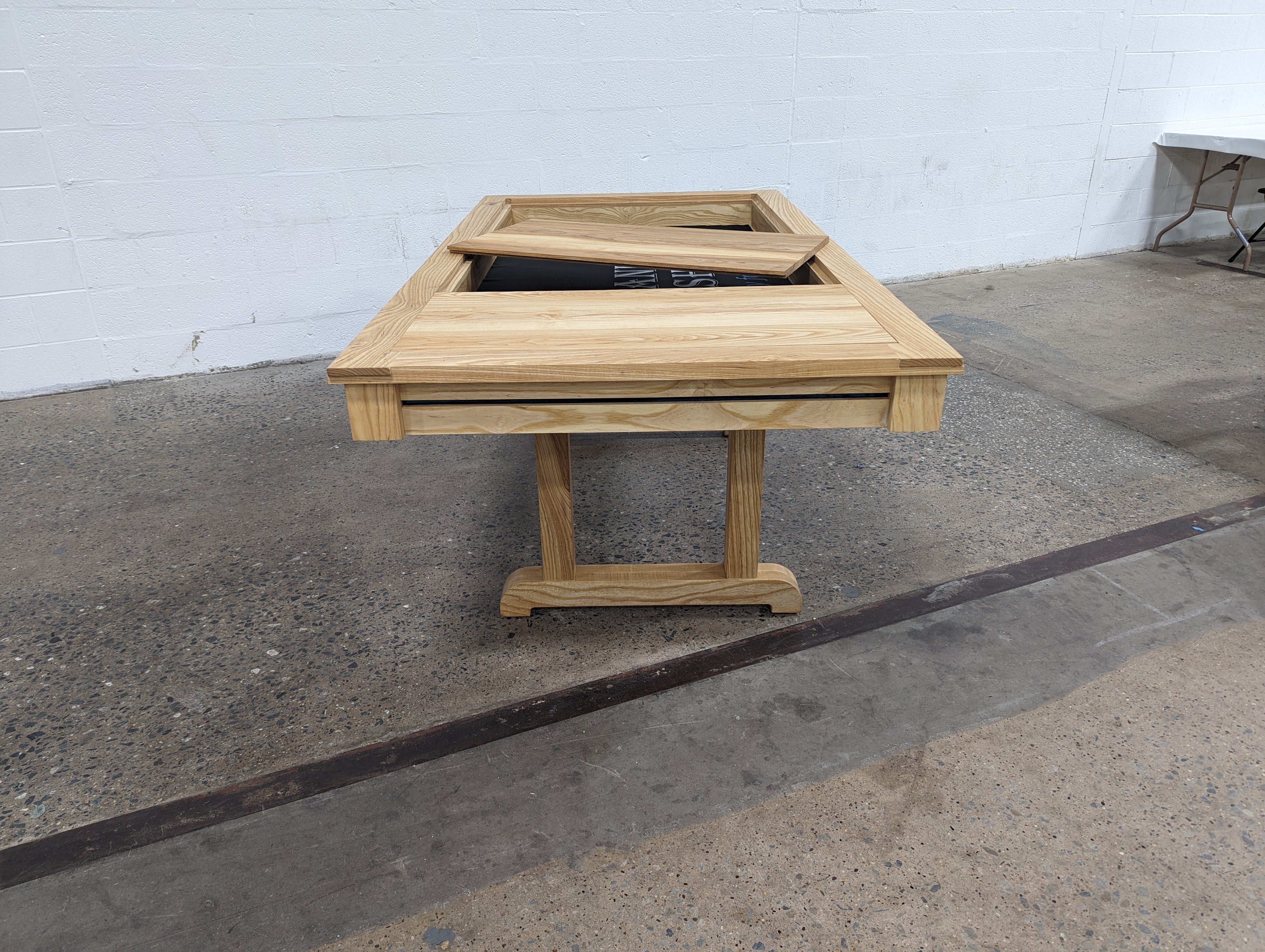 Premium Custom Gaming Table – Solid Hardwood 72" x 36" Play Area with Removable Leaves