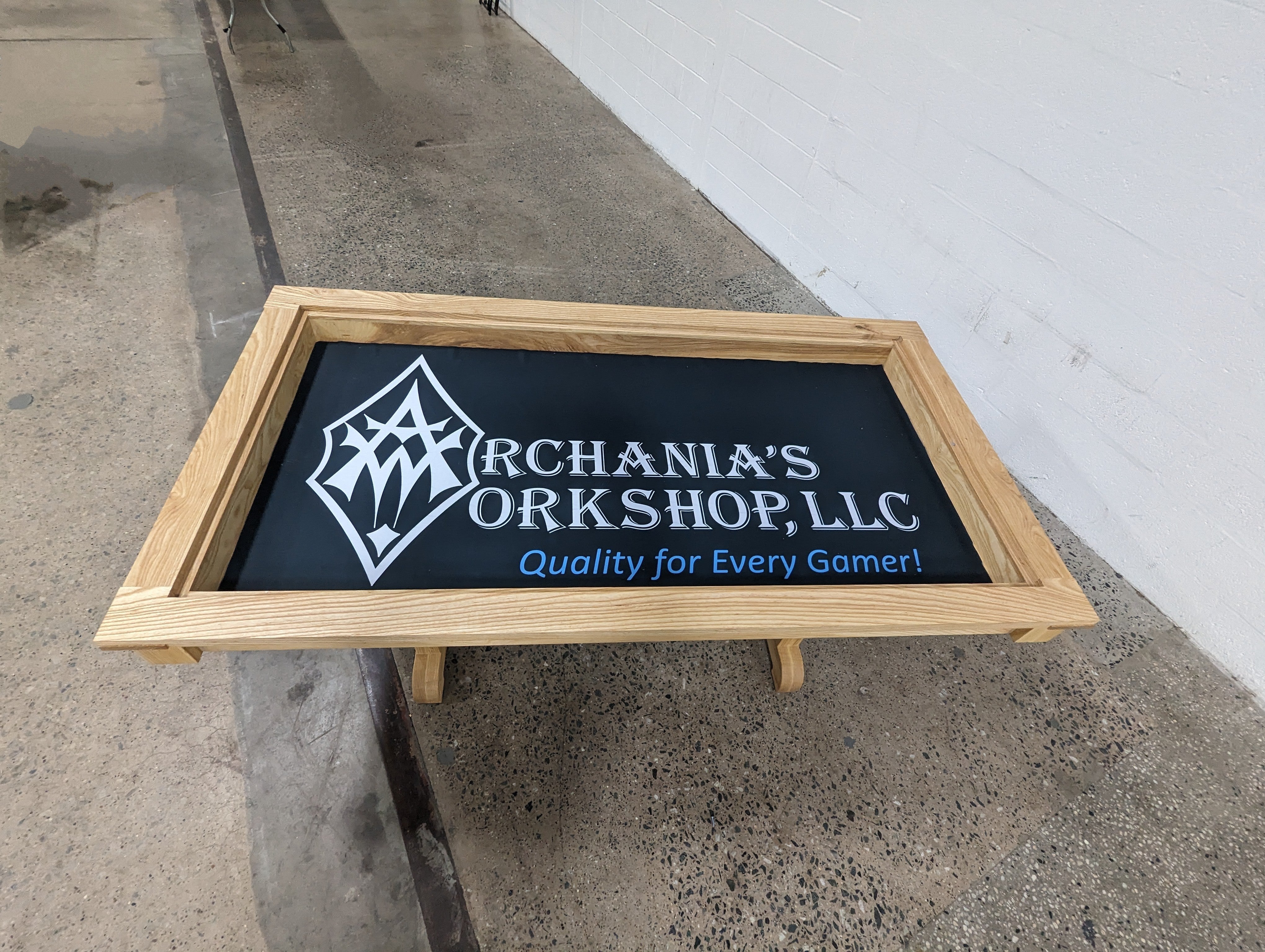 Premium Custom Gaming Table – Solid Hardwood 72" x 36" Play Area with Removable Leaves