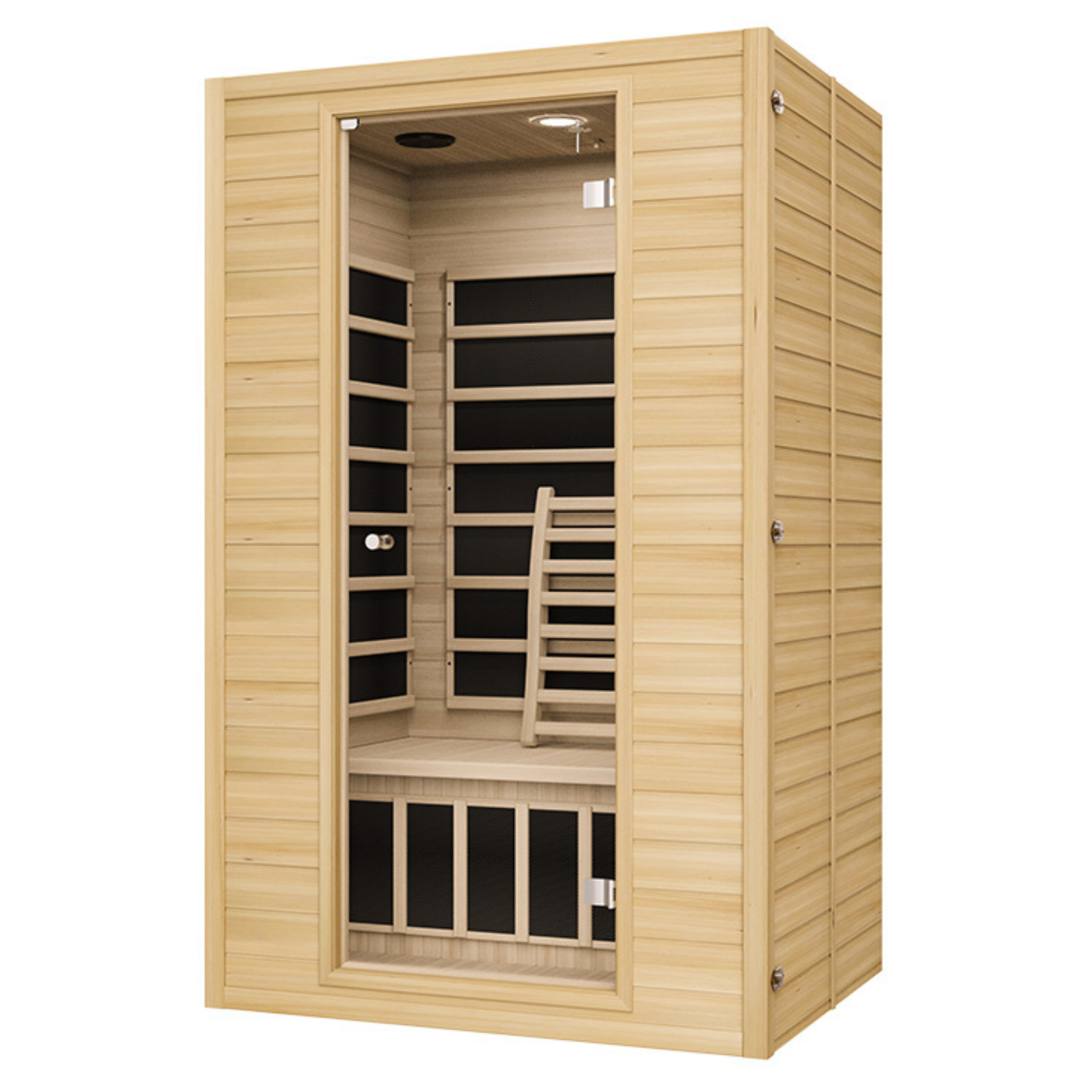 Blisspod Vienna Series 2-Person Far Infrared Sauna | Canadian Hemlock | 4 Heaters
