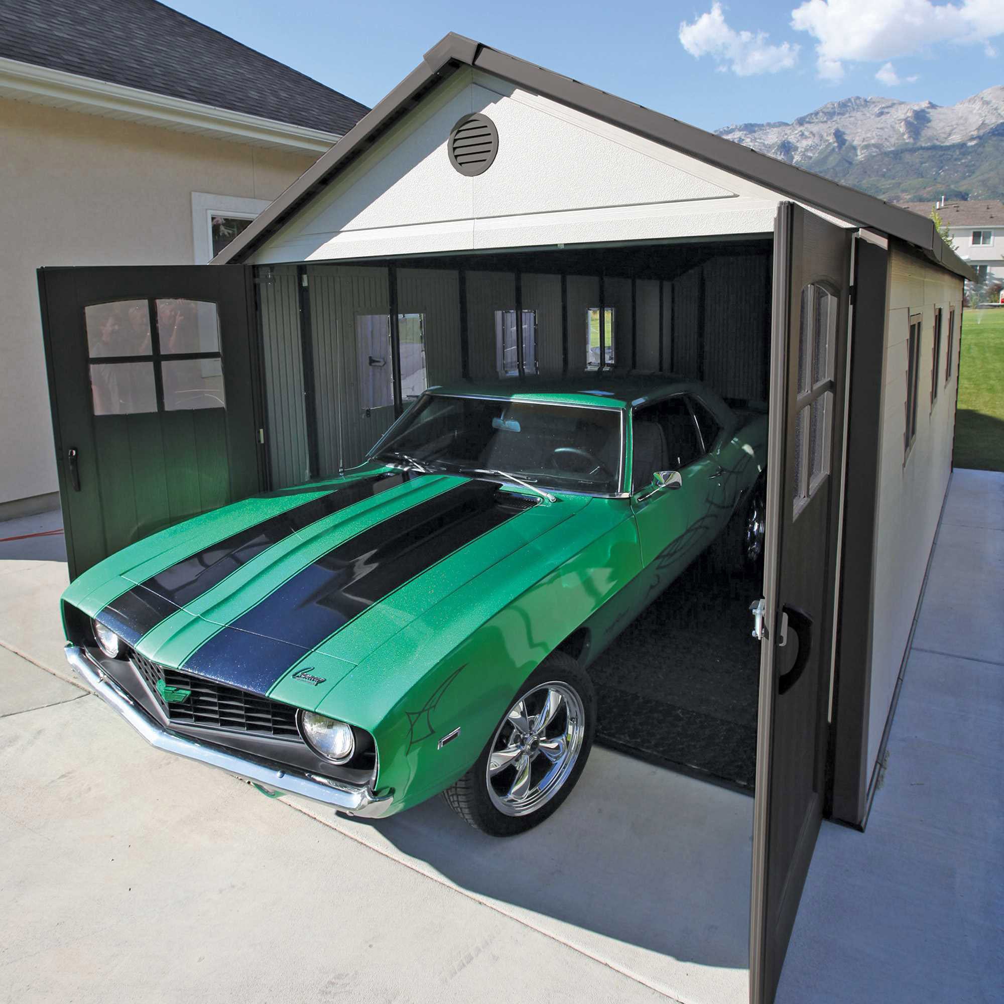 Resin Trifold Outdoor Storage Shed