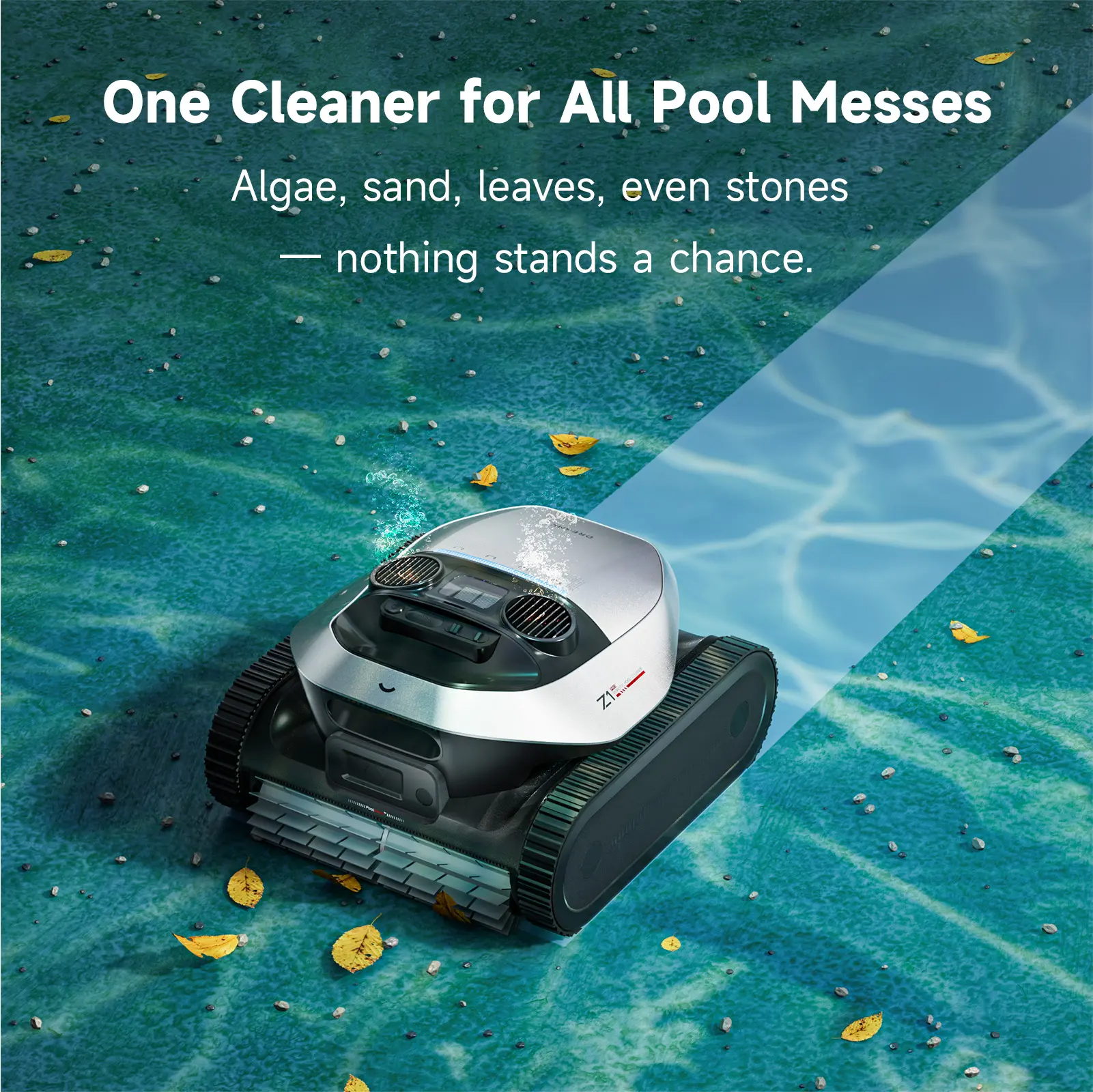 Dreame Z1 Robotic Pool Cleaner – Smart Pool Vacuum with 8000 GPH Suction & PoolSense™ Technology