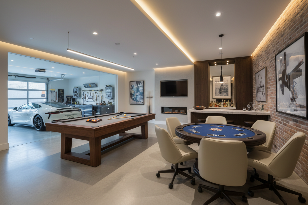 Garage Entertainment Room