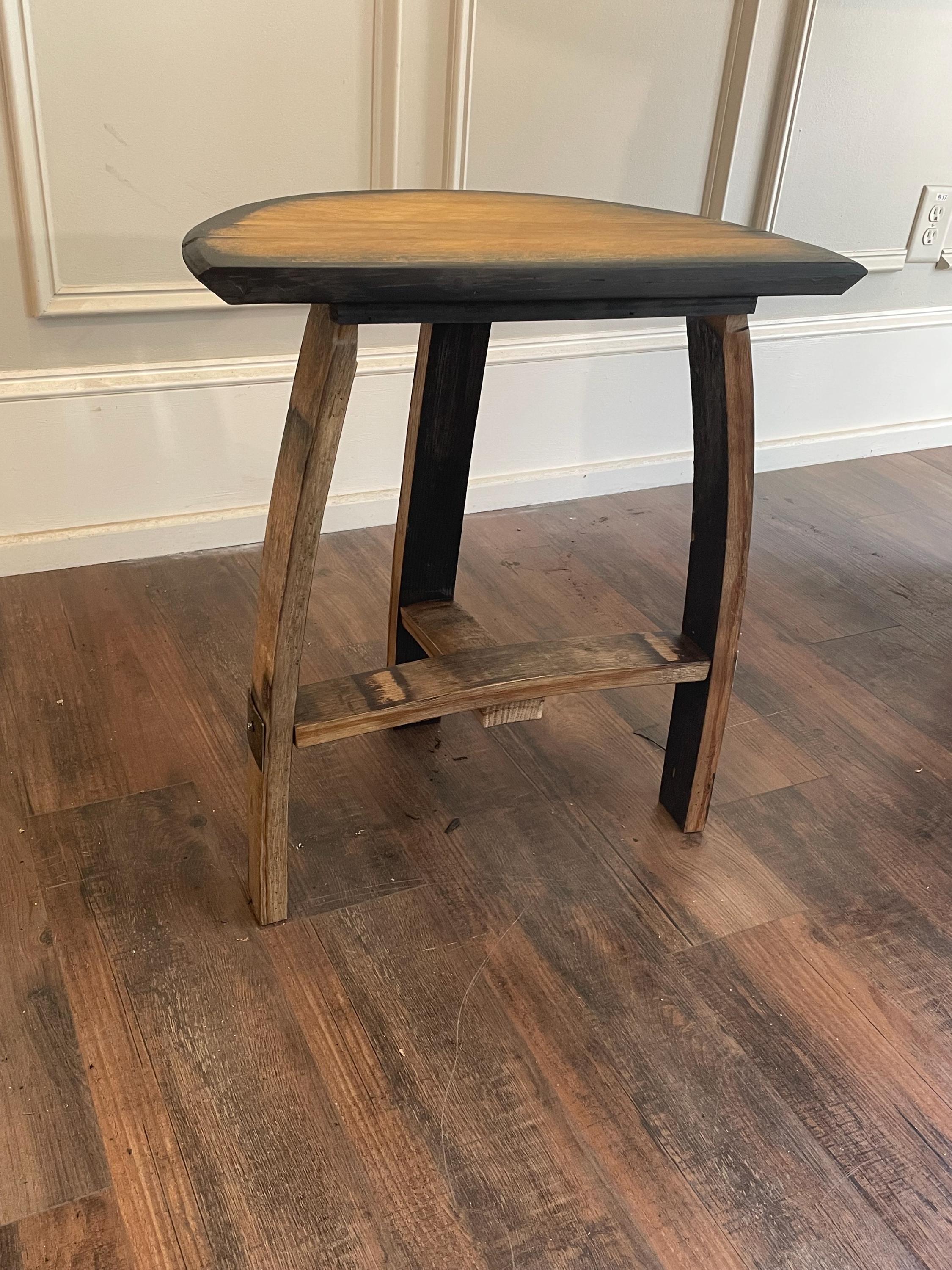 Bourbon Barrel Stool - Custom finishes available.