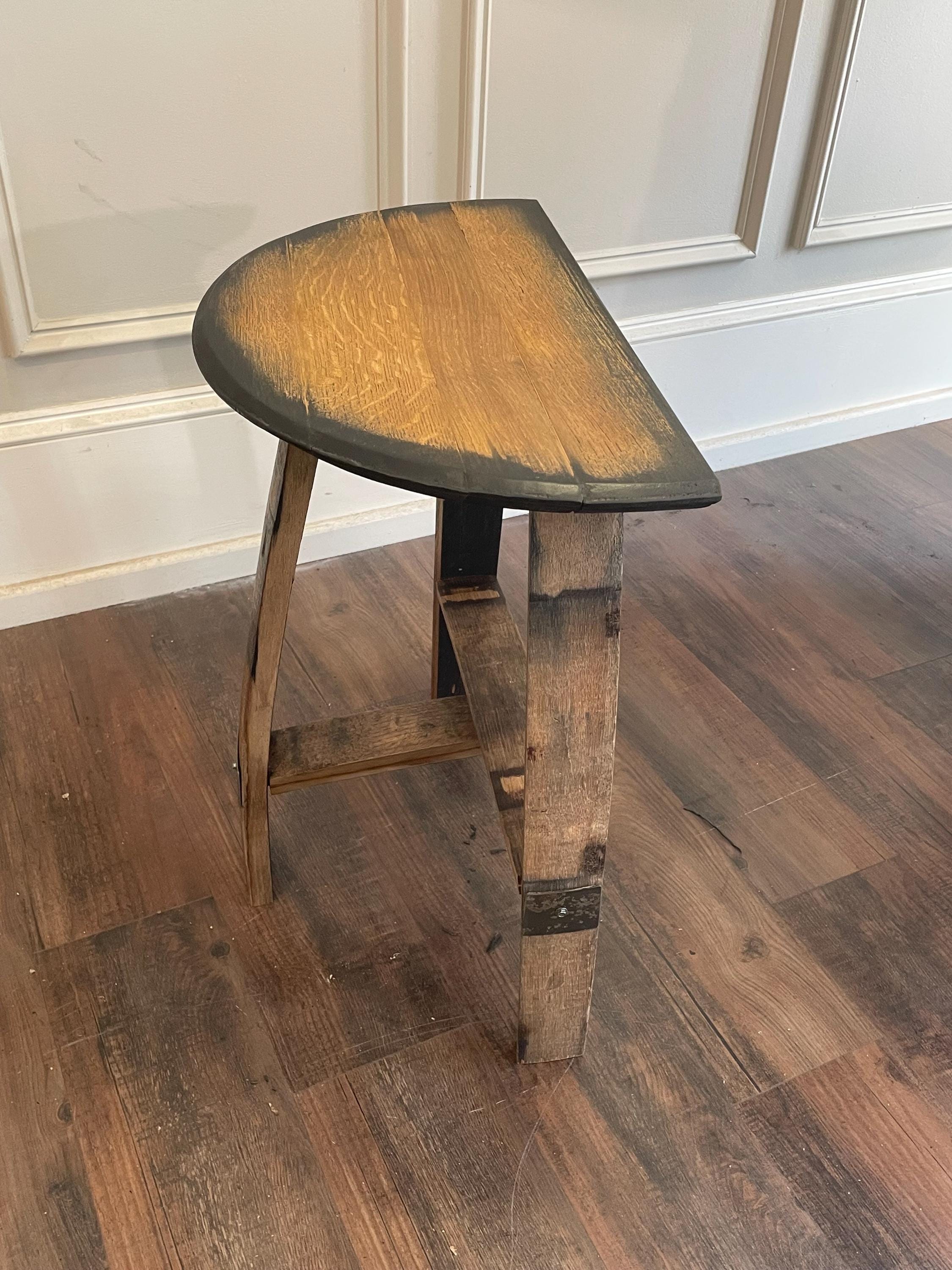 Bourbon Barrel Stool - Custom finishes available.