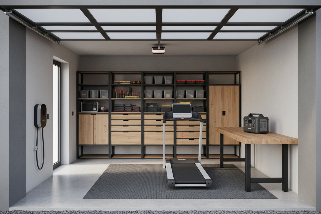 Transformed Garage After
