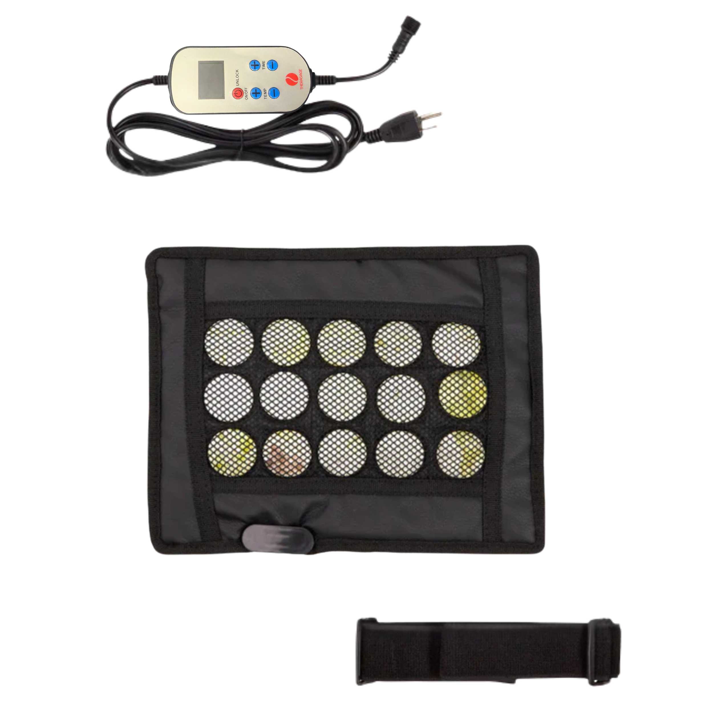 Therasage Mini Square Healing Pad – Full Spectrum Infrared Jade Therapy Pad for Pain Relief & Recovery