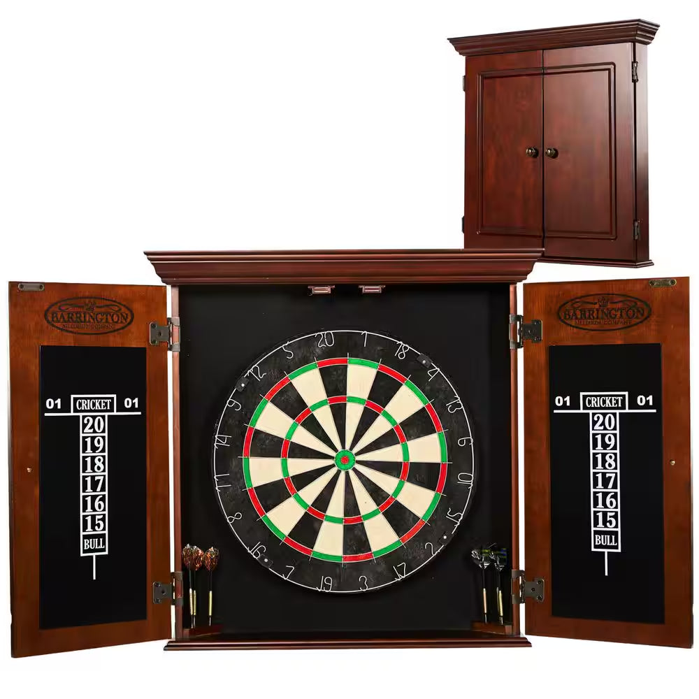 Chatham Bristle Dart Board and Cabinet Set
