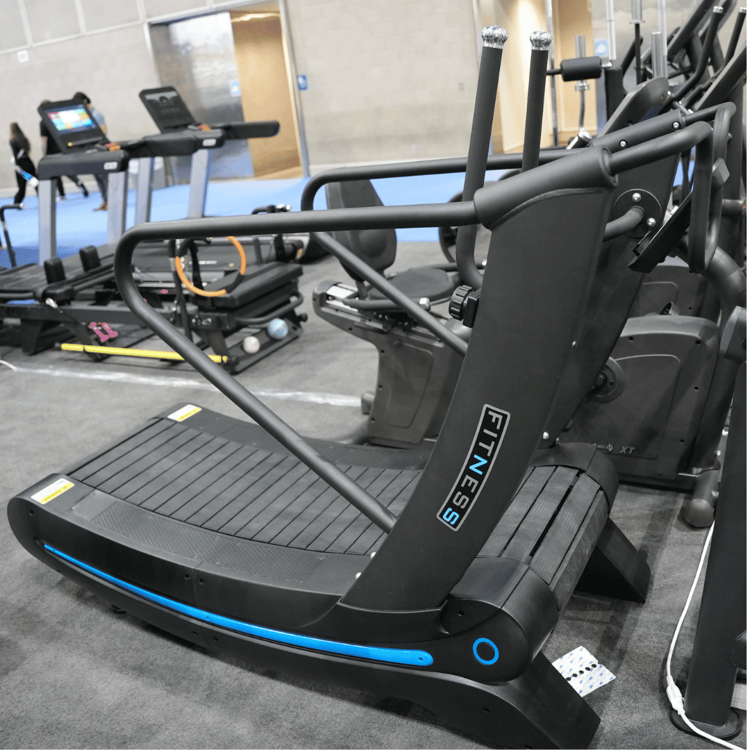 Muscle D Fitness PowerCurve Treadmill – Self-Powered Curved Treadmill with Adjustable Resistance