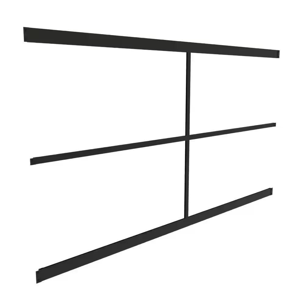 Matte Black Pergola Side Wall