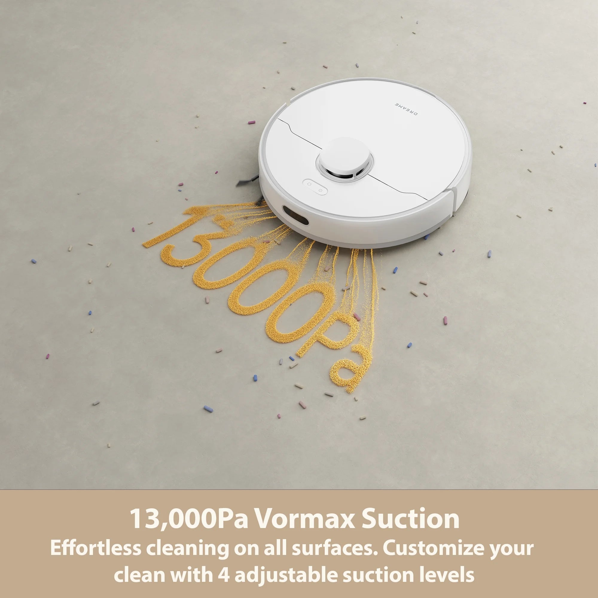 Govac 200 Robot Vacuum and Mop with 13000Pa Suction, Auto-Empty, 300 Min Runtime