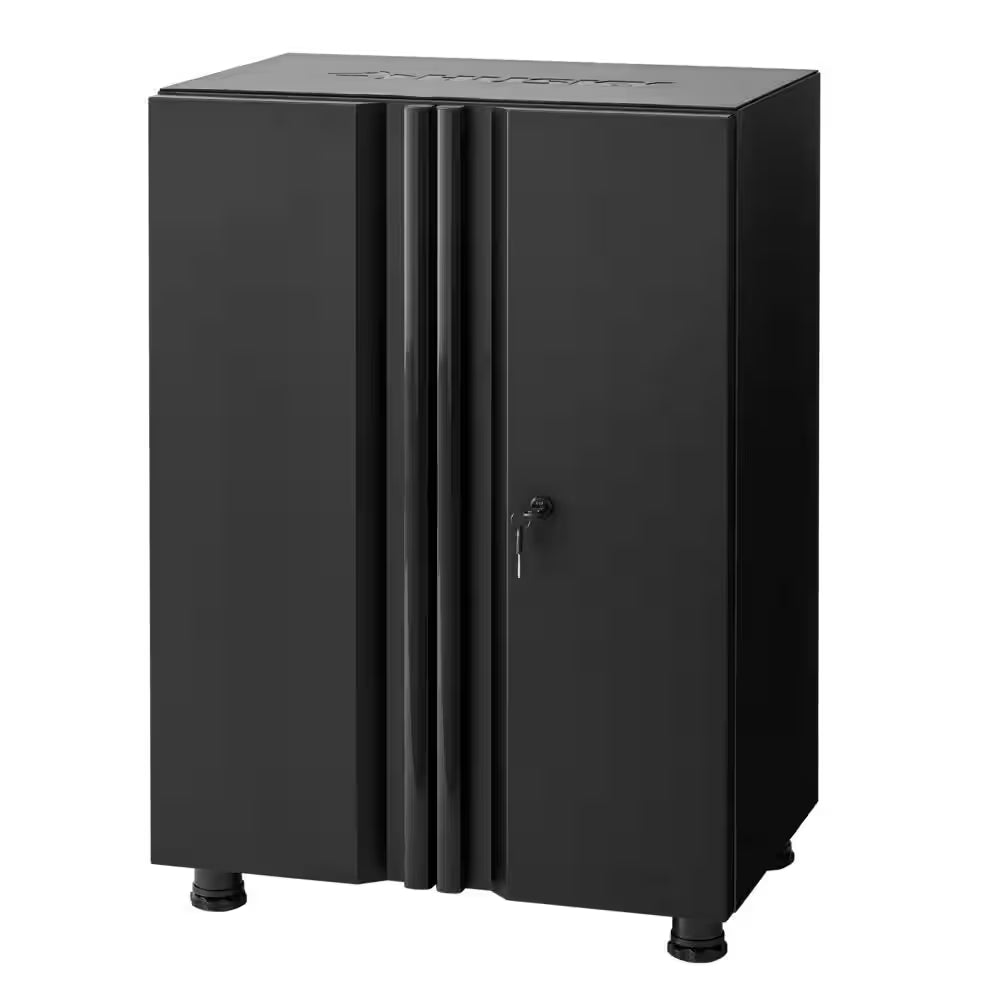 6-Piece Regular Duty Welded Steel Garage Storage System in Black (109 In. W X 75 In. H X 19.6 In. D)