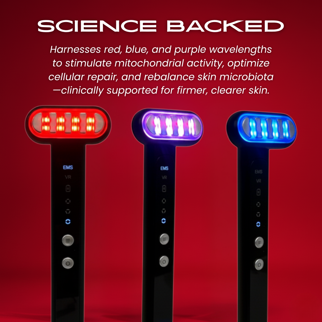 TheraSculpt Facial Sculpting Device – Red Light, EMS & Lymphatic Therapy Tool for Skin Tightening & Glow