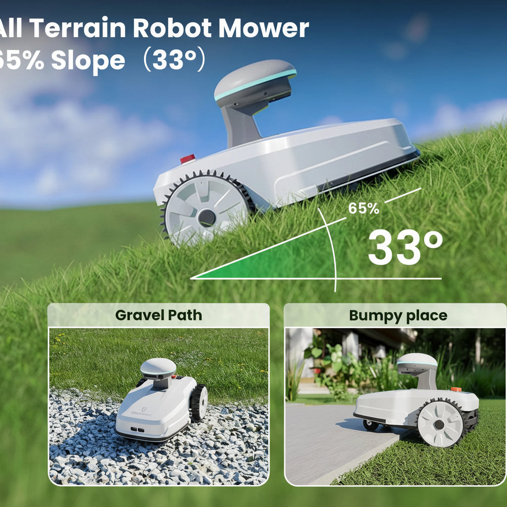 FJD FR4000 Smart Wireless Robotic Lawn Mower for Family
