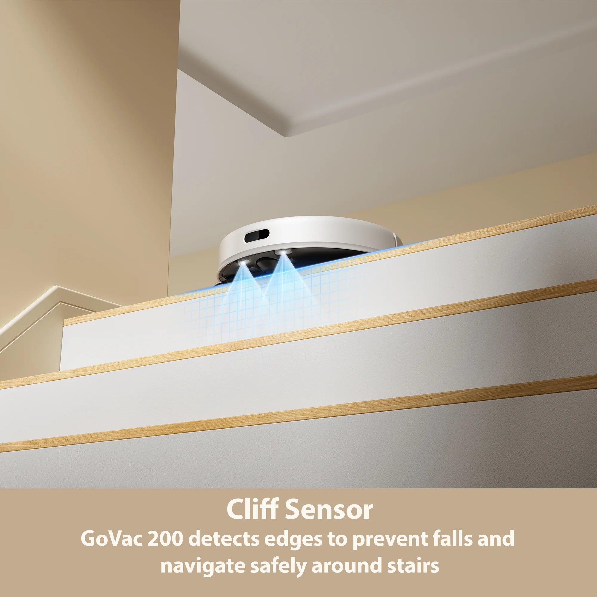 Govac 200 Robot Vacuum and Mop with 13000Pa Suction, Auto-Empty, 300 Min Runtime