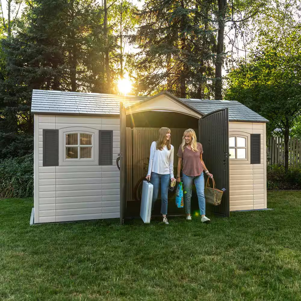 Legacy 15 Ft. W X 8 Ft. D Resin Outdoor Storage Shed (109 Sq. Ft.)