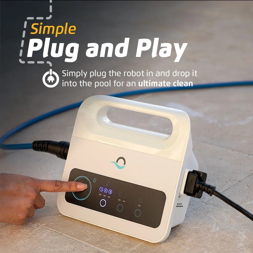 Nautilus CC Robotic Pool Vacuum Cleaner with Universal Caddy — Easy to Transport and Store Your  — Ideal for Above/In-Ground Pools up to 33 FT in Length