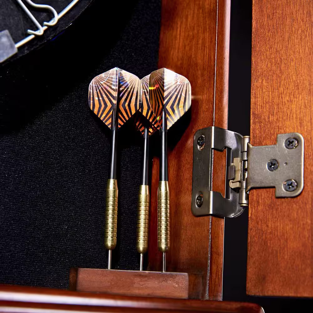 Chatham Bristle Dart Board and Cabinet Set