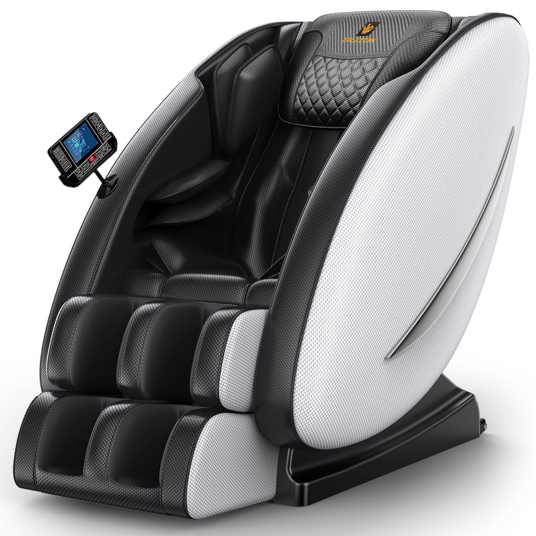Massage Chair Recliner with Heating, Bluetooth and Full Body Massage, Black